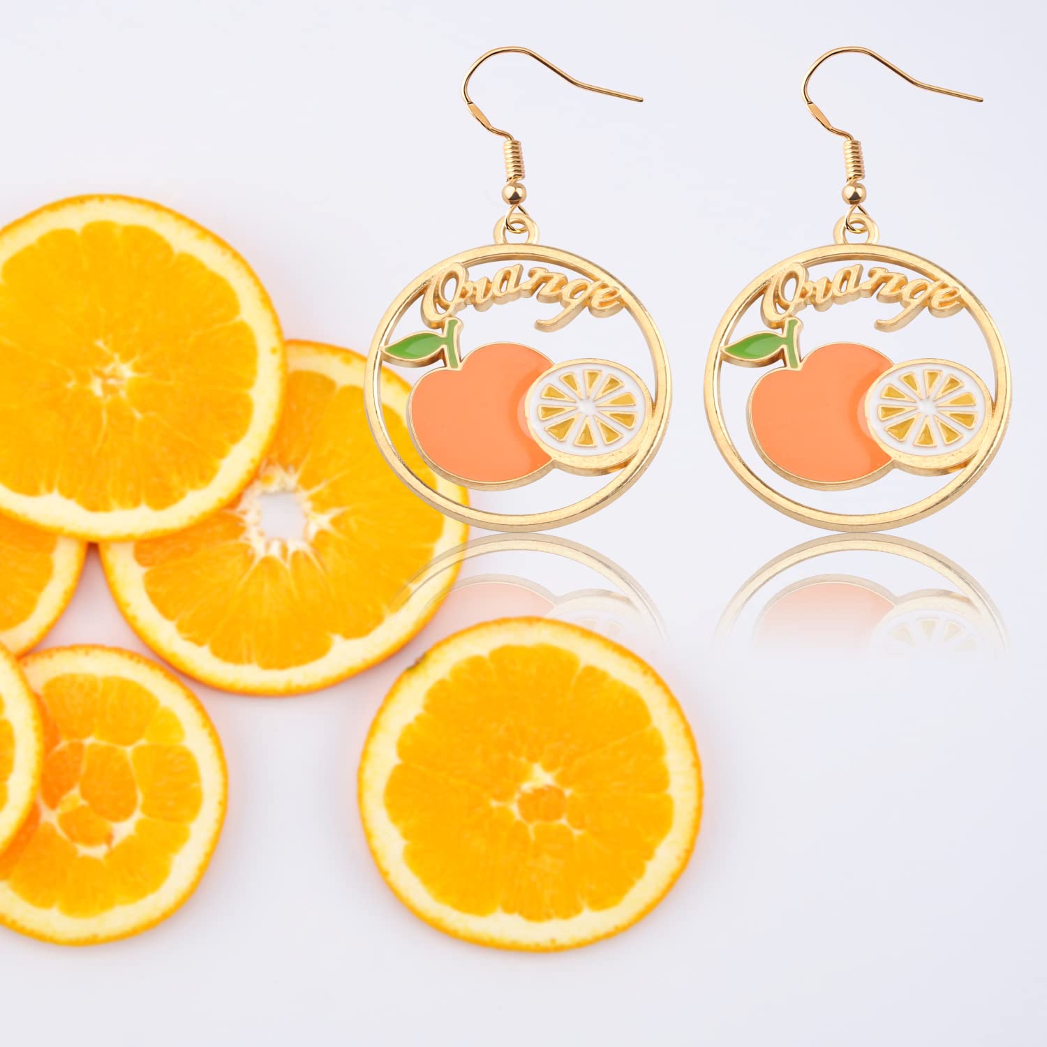 MYOSPARK Fruit Earrings - Stylish Dangle Earrings for Women, Perfect Fruit Lover Gift, Fashion Jewelry for Birthday, Christmas & Holiday Gifts | Great for Summer Outfits, Beach Vacations & Casual Wear
