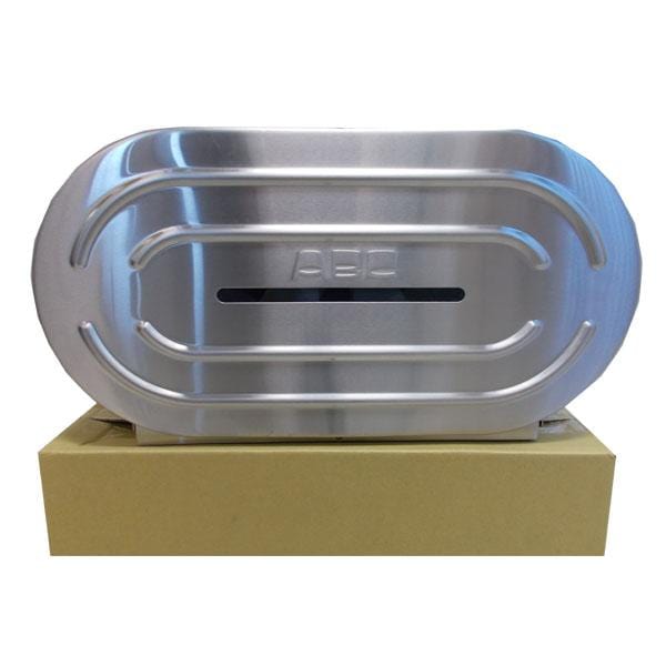 ABC Jumbo Twin Roll Dispenser - Heavy Duty Stainless Steel Paper Towel Holder for Kitchen, Restaurant & Commercial Use