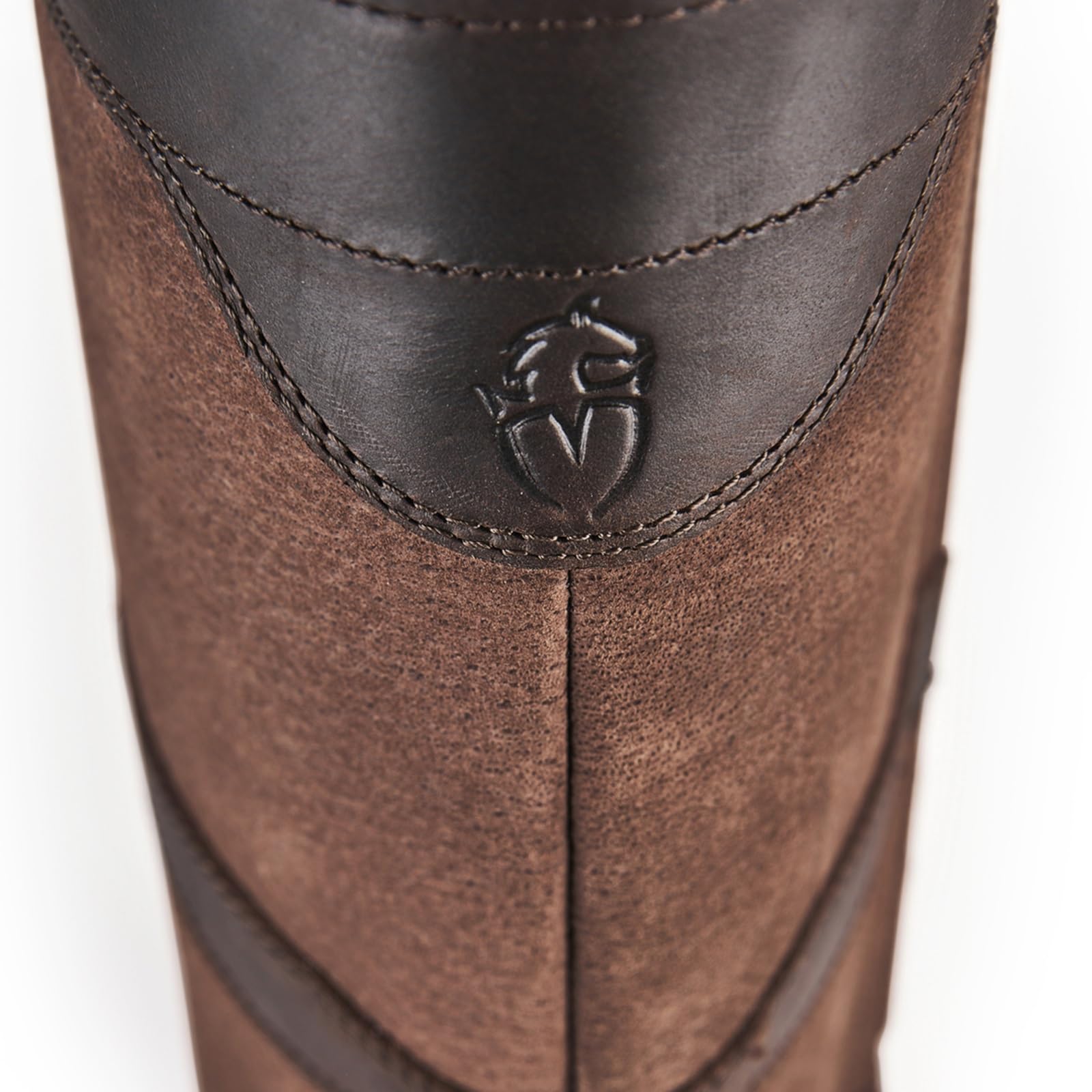 MORETTA BellaCountry Women's Knee High Country Boots with Zip - Brown Size 5 Regular | Western Fashion, Cowgirl Style, Rodeo & Everyday Wear