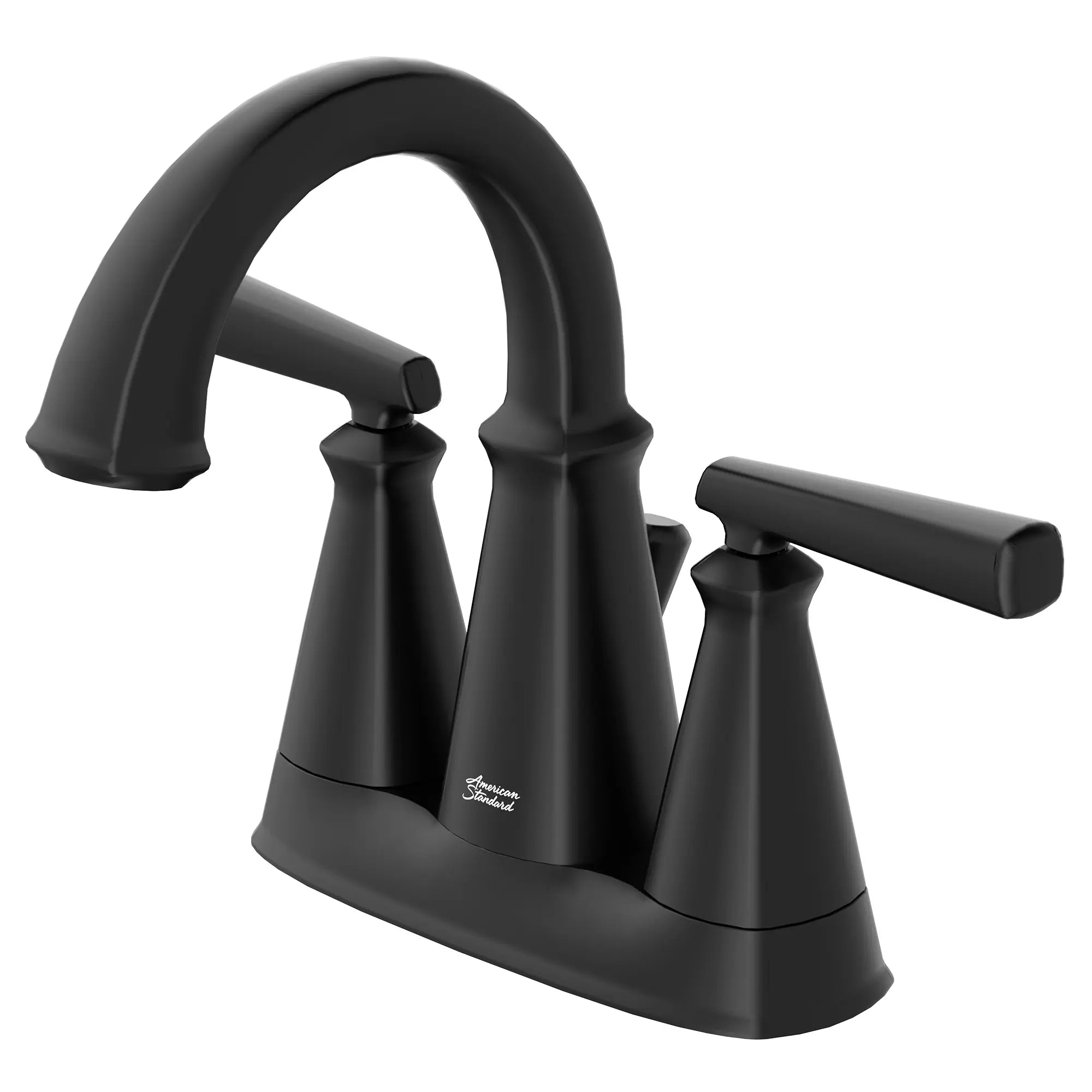 Edgemere® 4 Inch Centerset 2 Handle Bathroom Faucet - 1.2 GPM/4.5 LPM Water Flow - Chrome Finish - Lever Handles - Perfect for Bathroom Sink Vanity and Powder Room Renovation