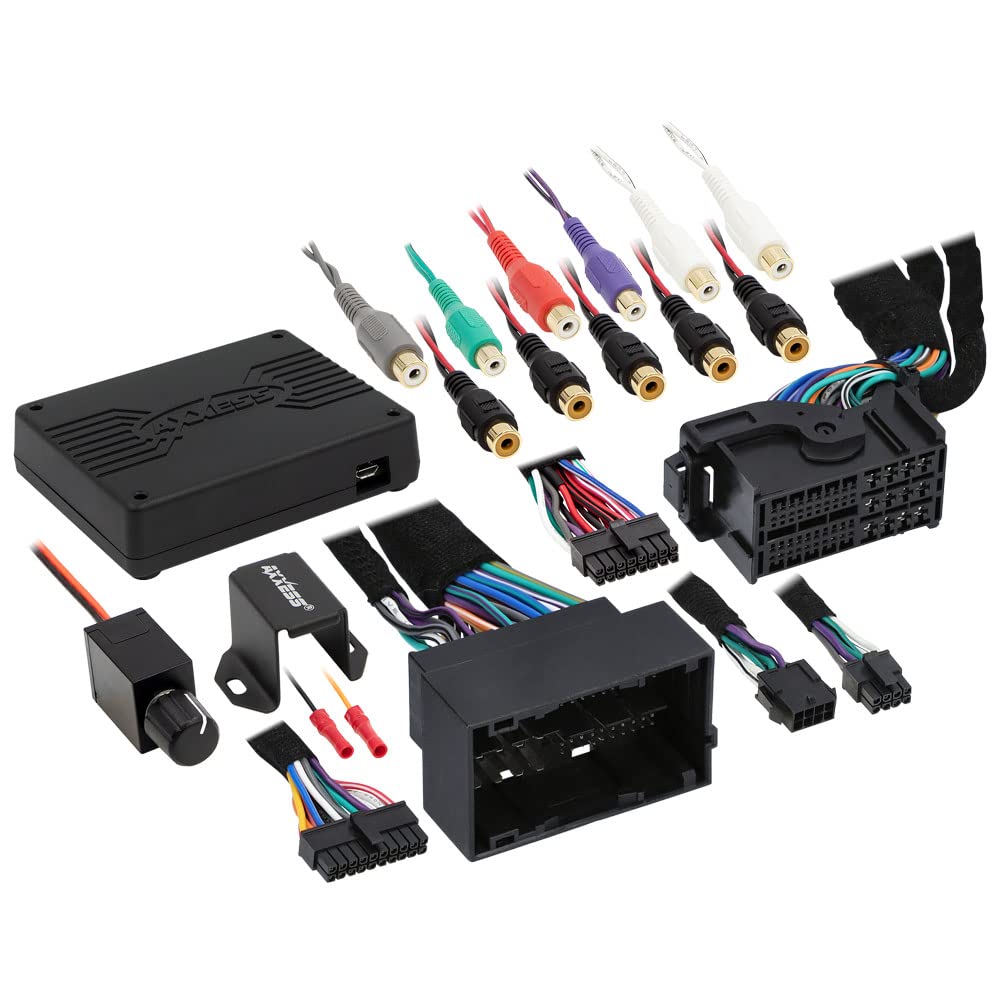 Heise Metra Electronics 13-UP Chrysler DSPX PKG AXDSPX-CH5 Standard Car Audio Interface - Plug & Play DSP Upgrade for Chrysler Vehicles (2013 & Newer) - Perfect for Enhanced Sound System Installation & Custom Audio Tuning