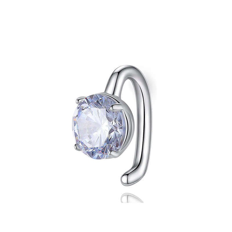 CZ Implant Grade Hinged Hoop Belly Button Rings | Surgical Steel Navel Piercing Jewelry | Q2886 | Perfect for Everyday Wear, Gym & Beach Fashion