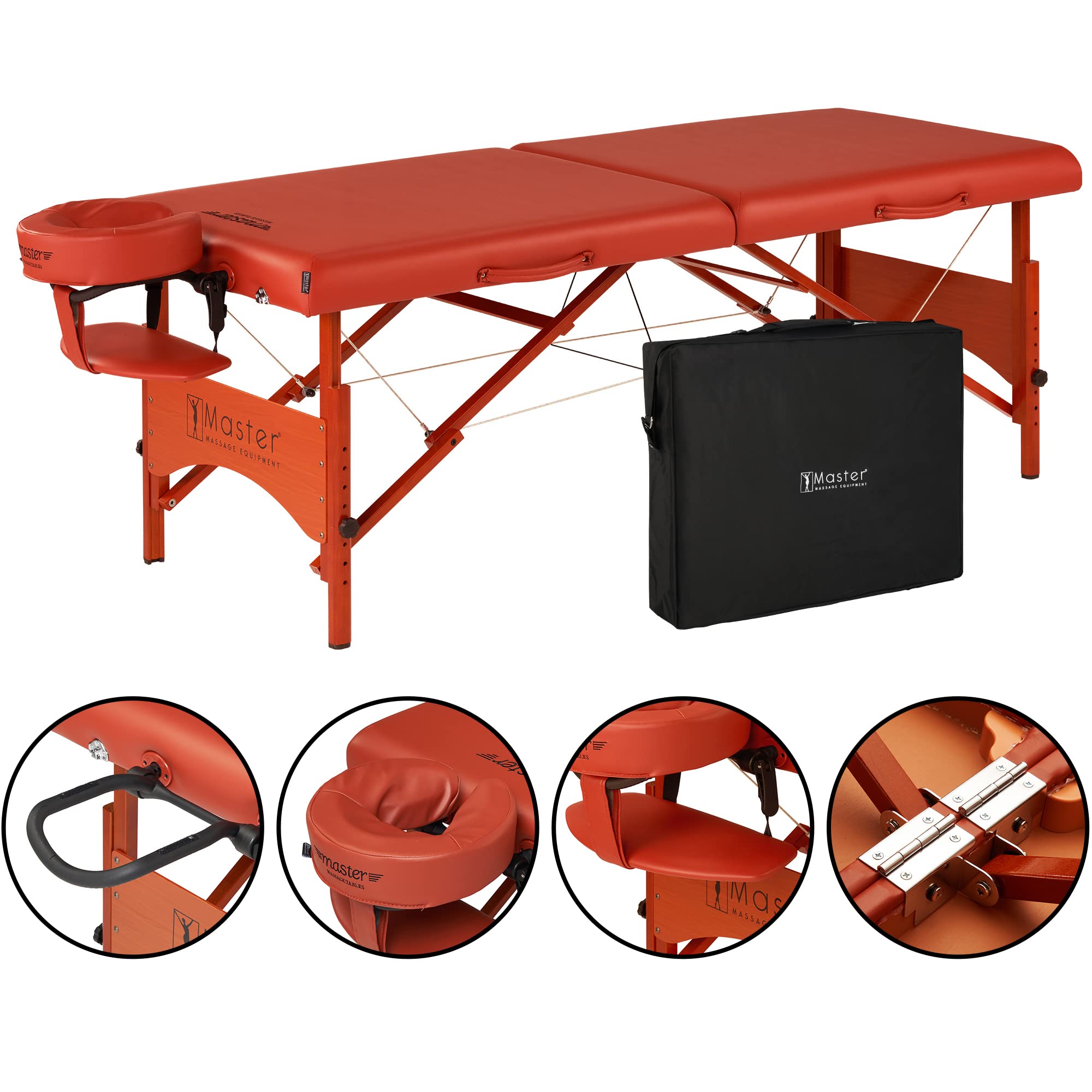 Fairlane Sport Size Portable Massage Table - 28 Inch Lightweight & Supportive Massage Bed with Bonus Accessories - Perfect for Professional Massage, Tattoo Sessions & Eyelash Extensions