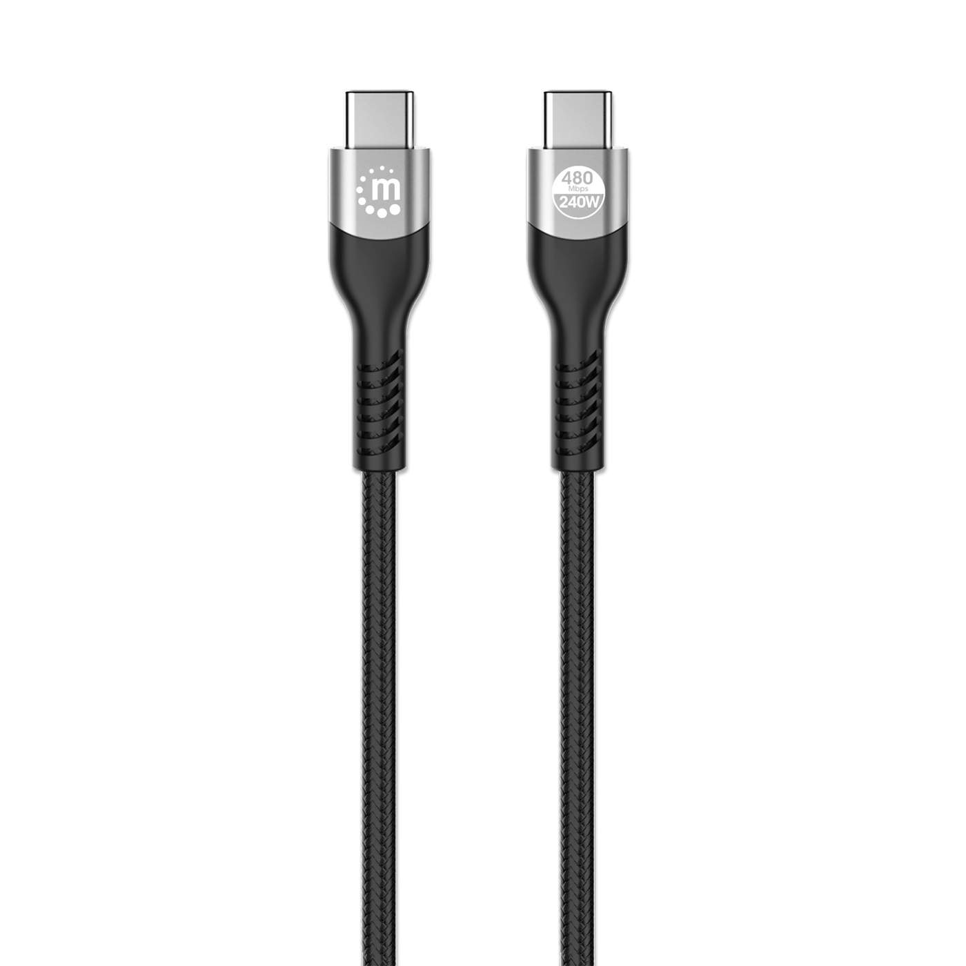240W USB 2.0 Type C to Type C EPR Charging Cable with PD 3.1 Fast Charging - Compatible with MacBook, iPad Pro, Galaxy S23 & More | Home, Office & Travel Use