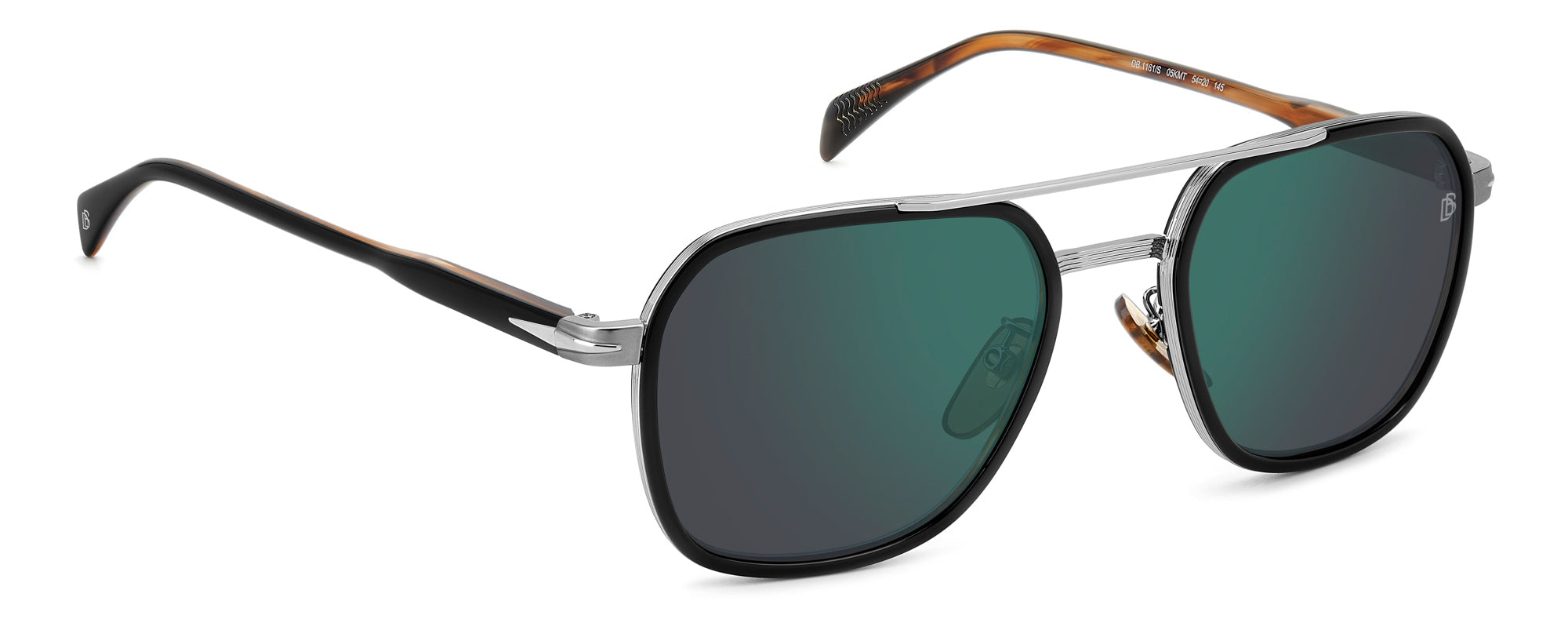 David Beckham DB1161/S Men's Sunglasses - Polarized Aviator Style for Driving, Outdoor Sports & Fashion