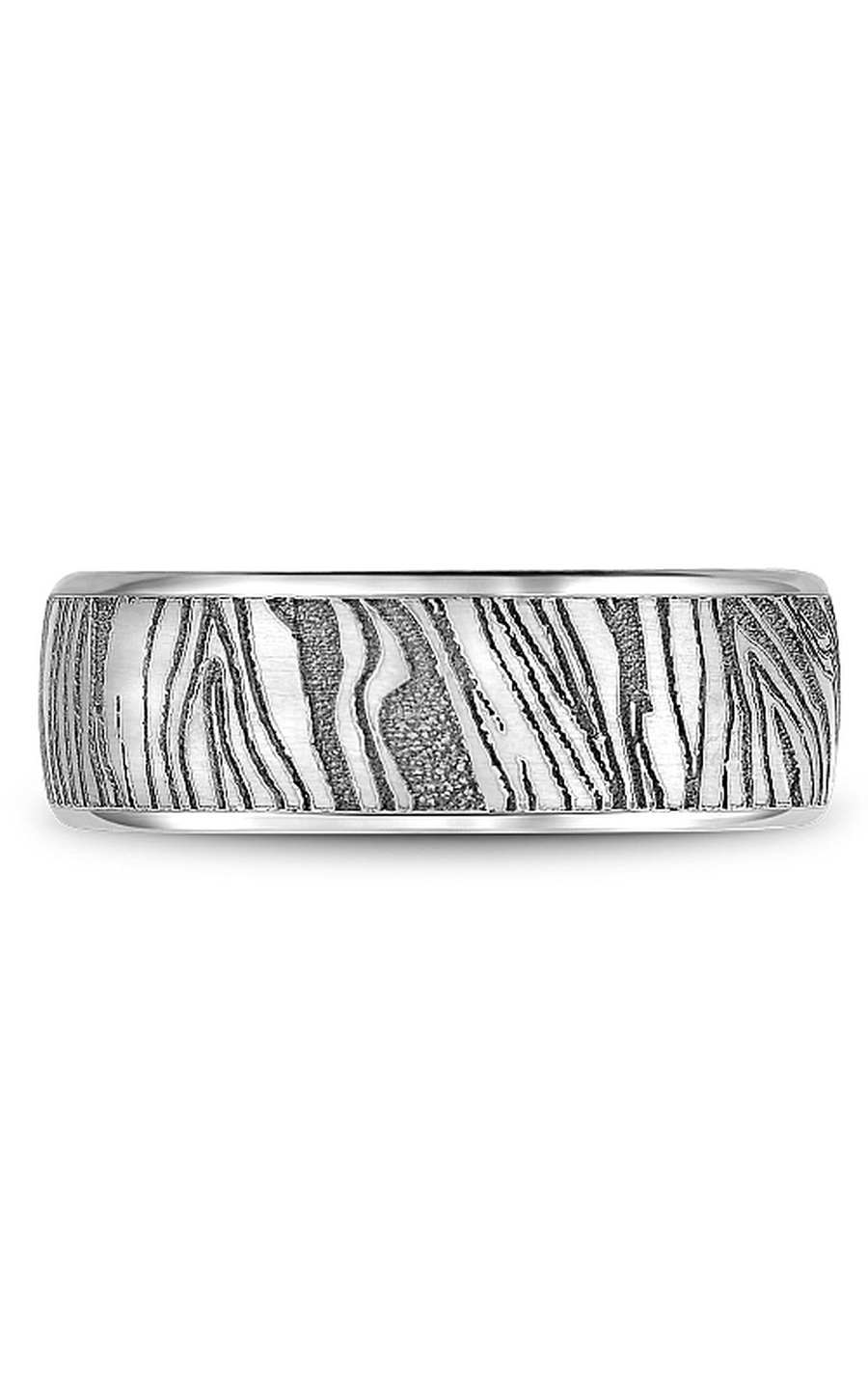 Bleu Royale Men's Wedding Band RYL 055W8 - 14K White Gold Classic Ring for Grooms & Engagement - Perfect for Weddings, Anniversaries & Special Occasions