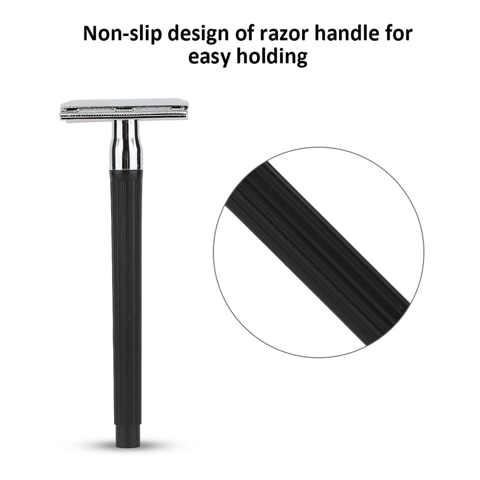 Premium Men's Beard Shaving Kit - Safety Razor, Shaving Brush, Bowl & Stand Set for Smooth Shaving | Perfect Gift for Father's Day, Birthday & Grooming Enthusiasts | Home & Travel Use