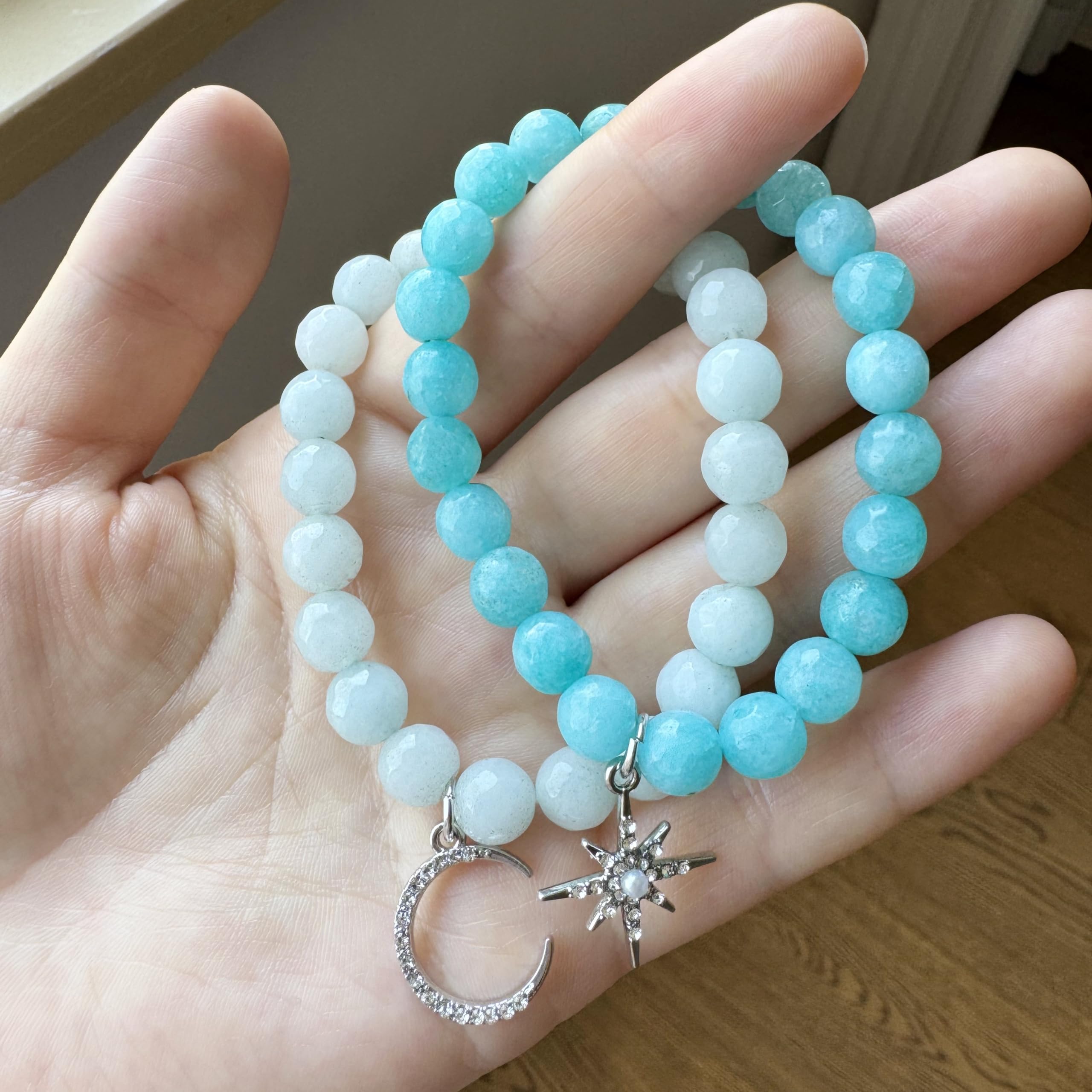 Best Friendship Bracelets for Couples - Matching Handmade Beaded BFF Bracelets Set of 2 - Valentine's Day, Birthday Gifts for Women & Teen Girls - Perfect for Anniversaries, Best Friend Gifts & Everyday Wear