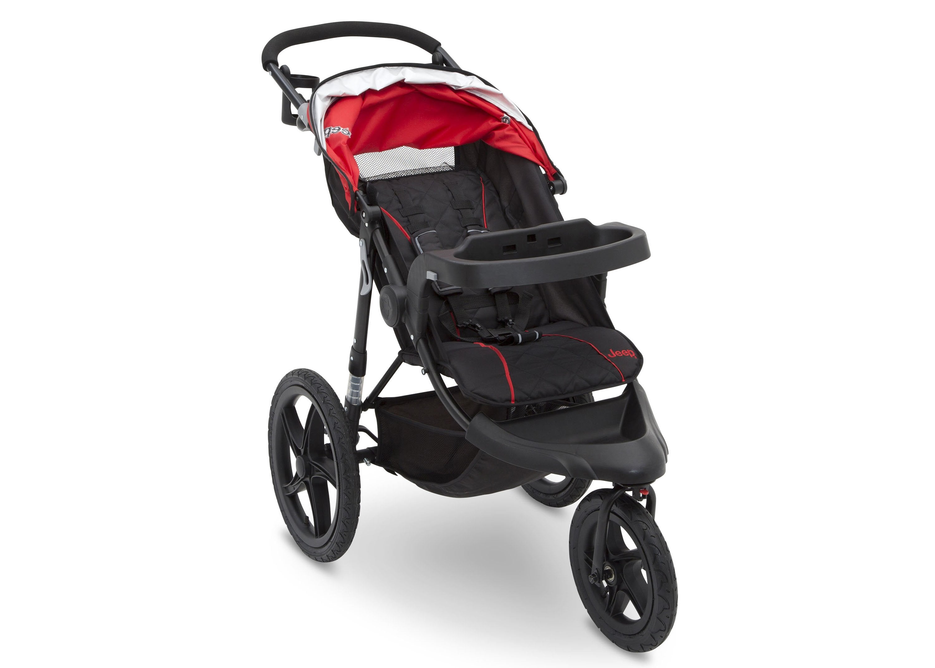 Jeep Classic Jogging Stroller for Babies & Toddlers - All-Terrain 3-Wheel Baby Jogger with Adjustable Canopy & Suspension - Perfect for Running, Walking & Outdoor Adventures