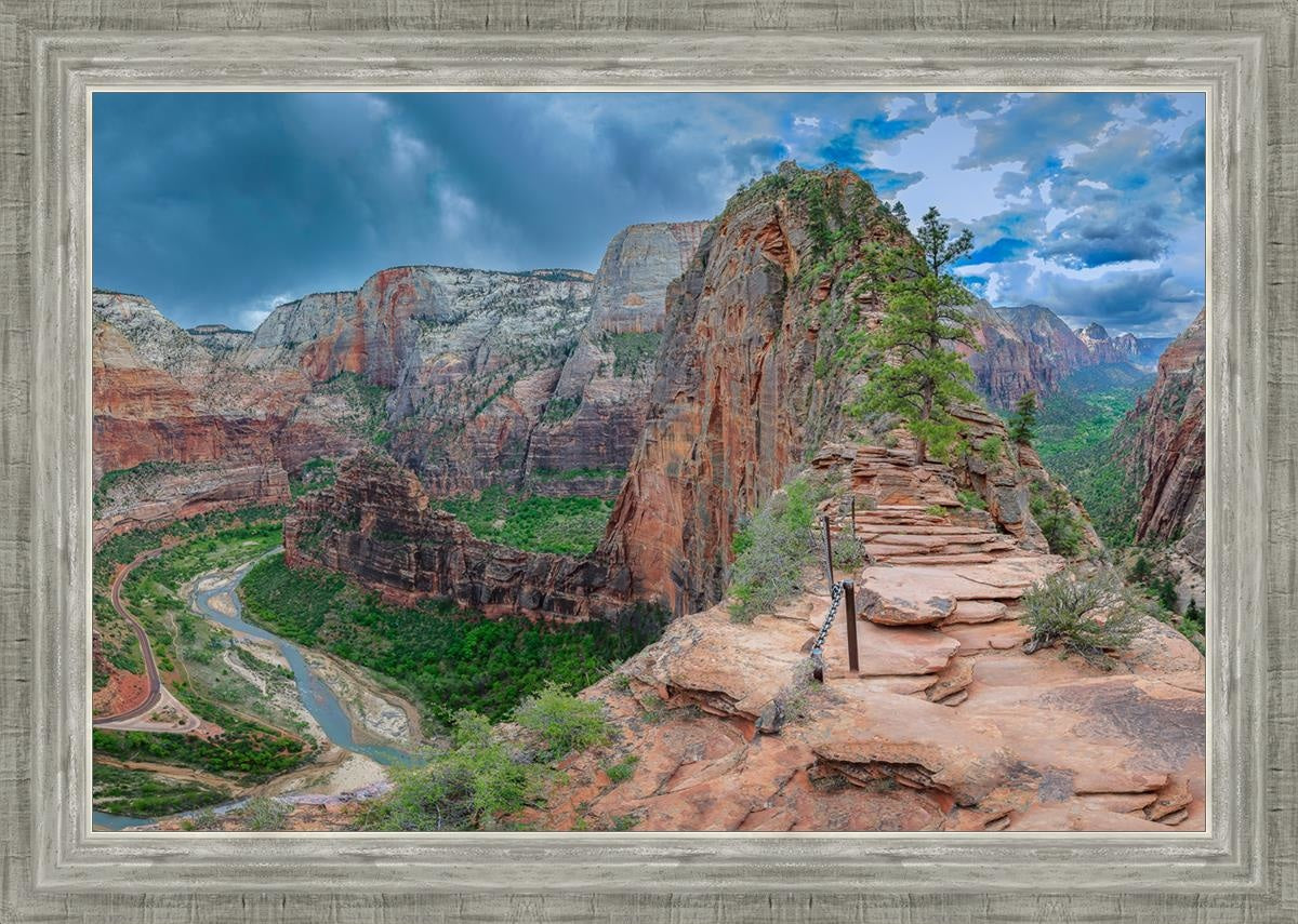 Angel's Landing Panoramic View Hiking Backpack - Lightweight & Durable for Outdoor Adventures, Camping, and Travel