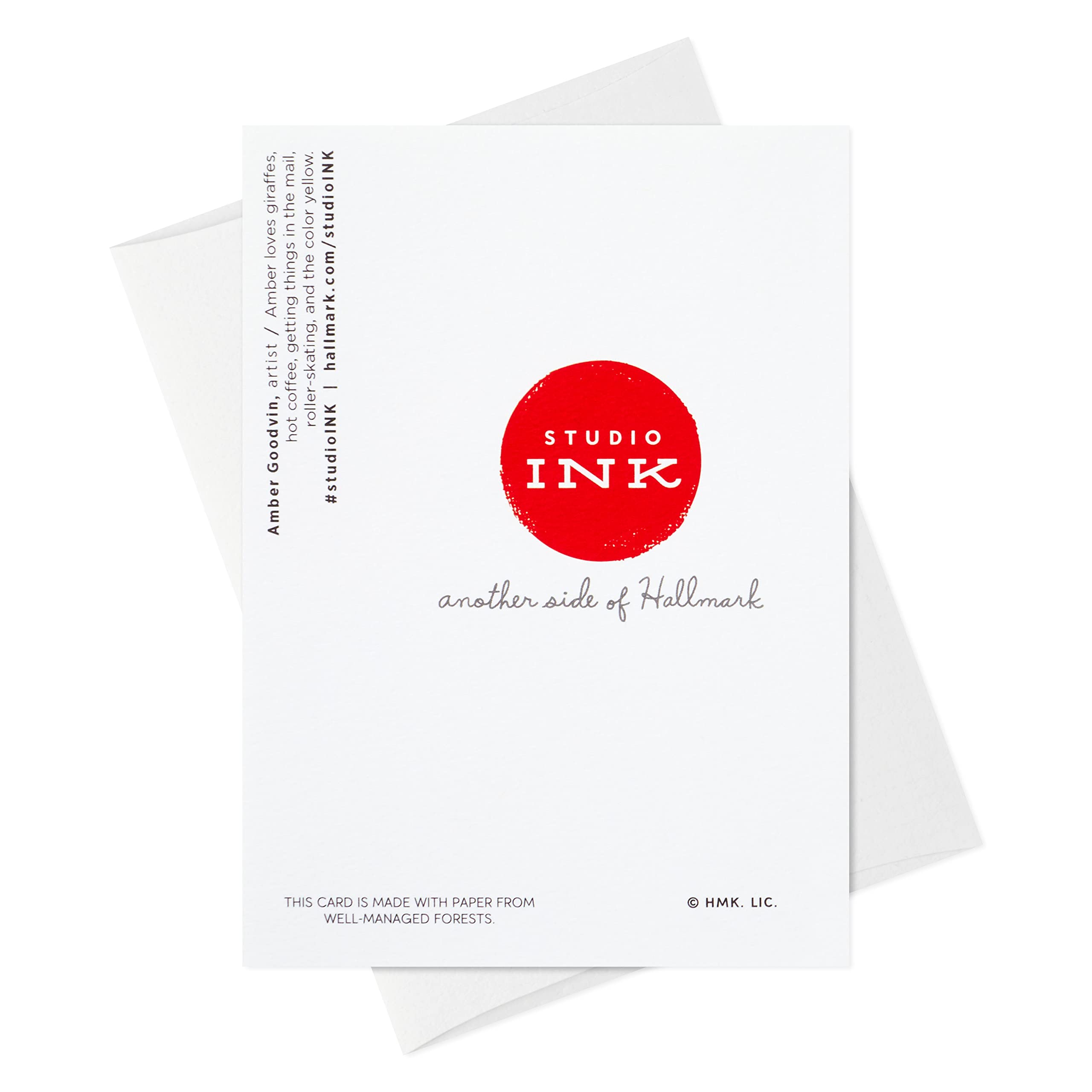 Hallmark Studio Ink Valentine's Day Cards - 5 Gold & Pastel Greeting Cards with Envelopes for Valentine's, Galentine's Day & Romantic Occasions - Perfect for Couples, Friends & Loved Ones