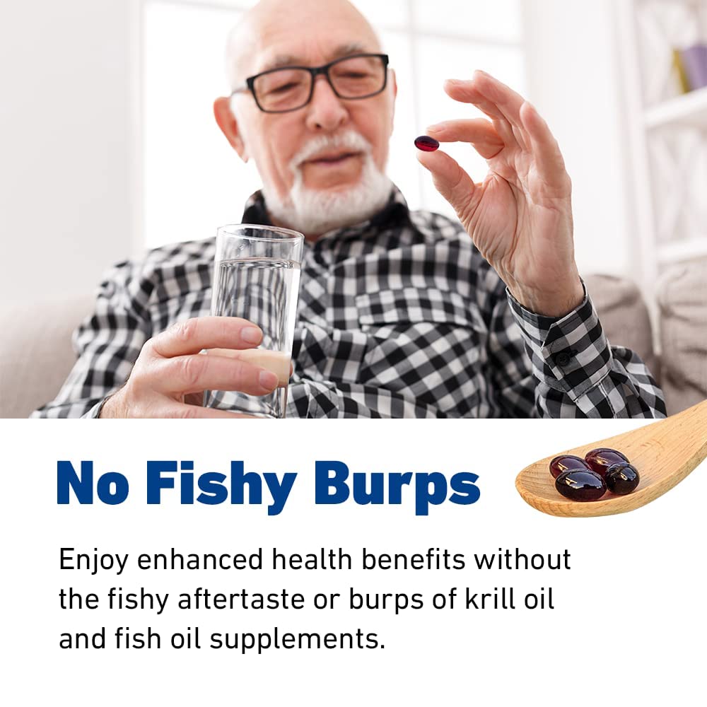 Premium Marine Oil Supplement with All-Natural Calanus Oil, Astaxanthin & Omega-3 Fatty Acids - Supports Heart & Brain Health - 3-Pack - Ideal for Active Lifestyles & Cognitive Wellness