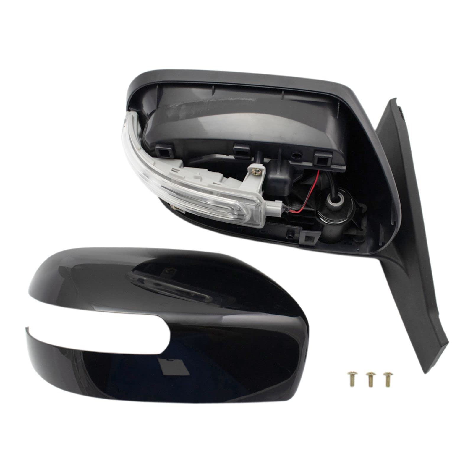 2012-2015 Mazda 5 Side Mirror Set - Driver & Passenger Side Replacement Mirrors with Turn Signal & Housing (Non-Heated) - Perfect for Daily Commuting & Road Trips - MA1320211 MA1321211