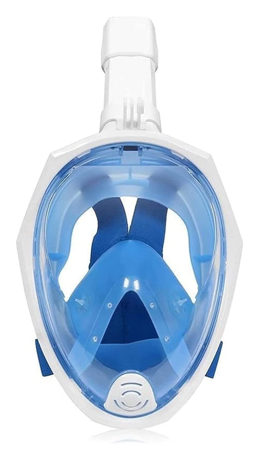 **ZYHZJC Full Face Snorkel Mask - 180° Panoramic Seaview, Anti-Fog & Anti-Leak Design for Adults & Kids - Perfect for Snorkeling, Diving & Underwater Swimming Adventures**