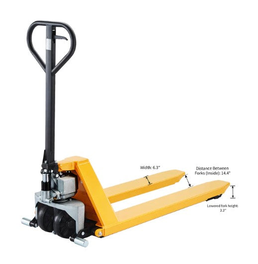 Apollolift A1015 Heavy Duty Pallet Jack - 2200 lbs Capacity, 45