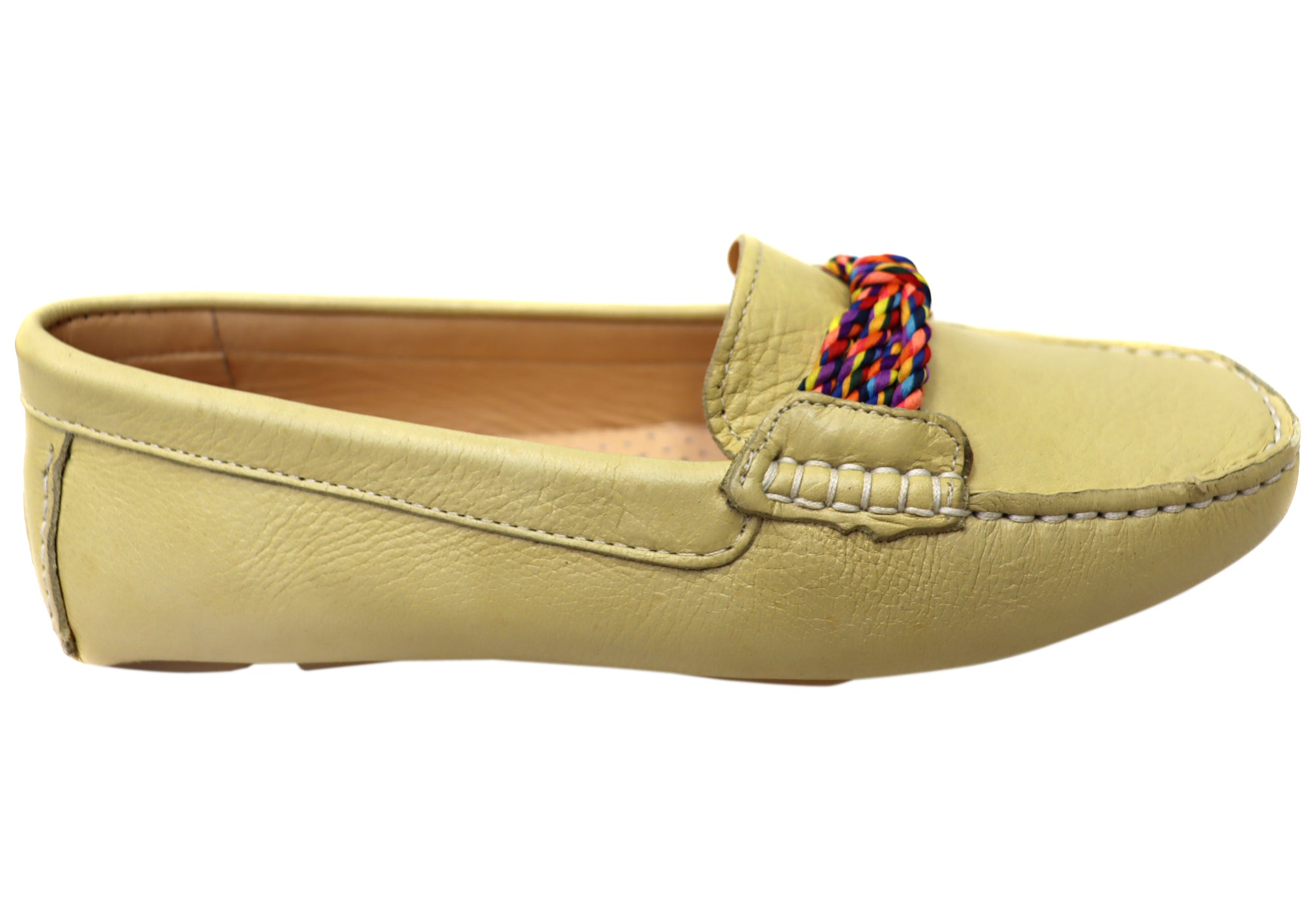 Savelli Erin Women's Comfortable Leather Loafers - Handmade in Brazil - Perfect for Work, Travel & Casual Wear