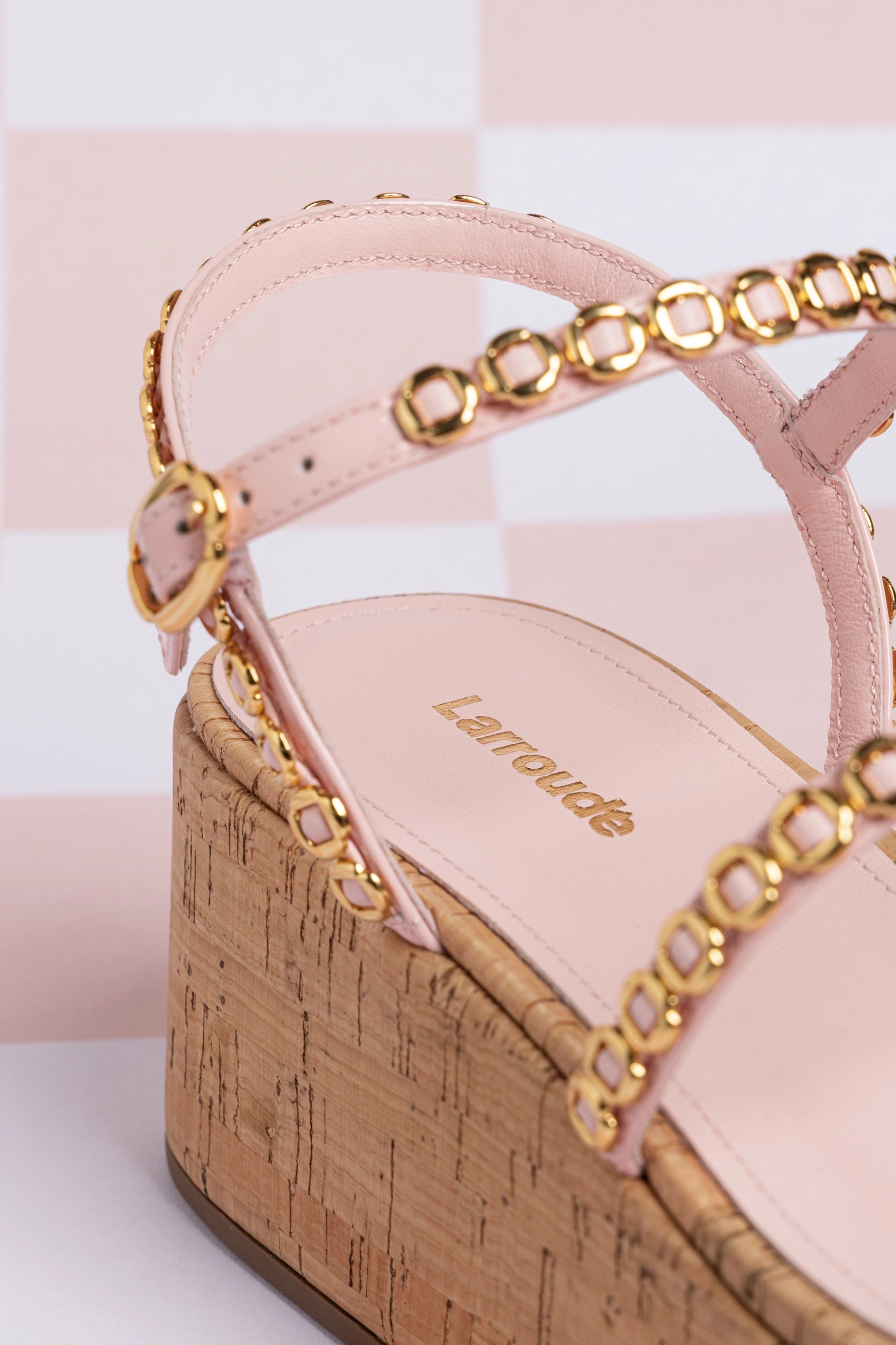 Gio Milanina Women's Flatform Sandals in Tulip Patent Leather with Natural Cork Sole - Comfortable & Stylish Summer Shoes for Beach, Vacation, and Casual Outings