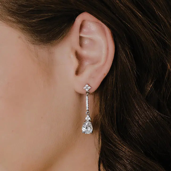 E2169 Rhinestone Earrings for Women - Sparkling Crystal Stud Earrings for Daily Wear, Parties & Special Occasions