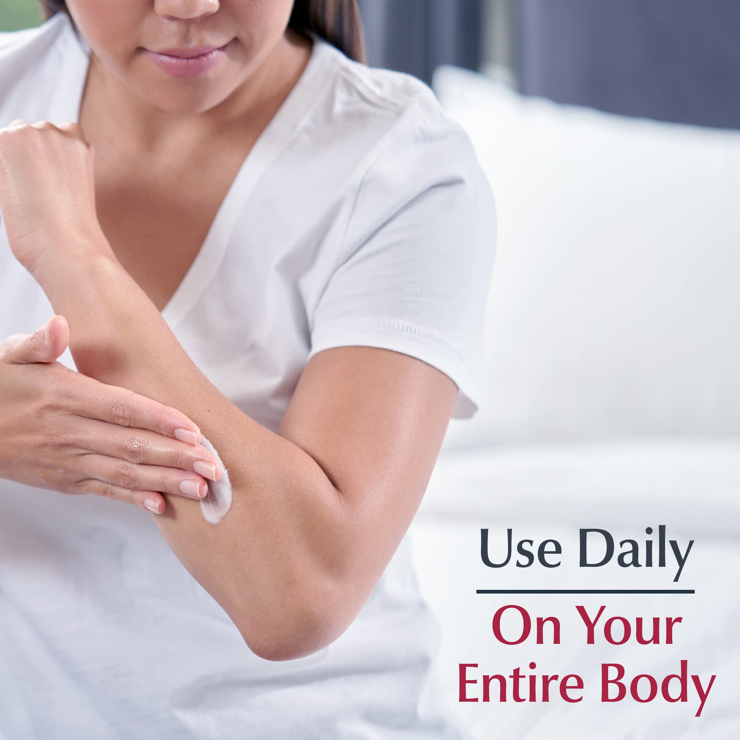 Eucerin Advanced Repair Body Cream for Very Dry Skin - Fragrance Free Daily Moisturizing Lotion, 8 Oz Tube - Ideal for Dry Skin Relief & Hydration at Home or Travel