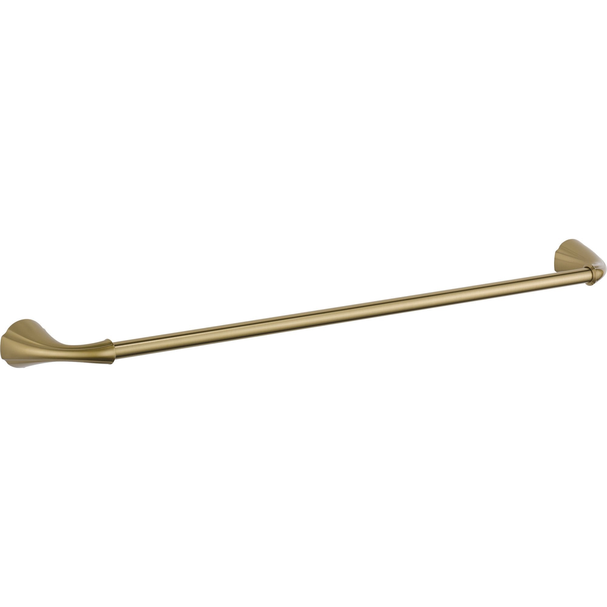Delta Addison Collection Champagne Bronze 24 Inch Single Towel Bar 525034 - Bathroom Towel Holder for Modern & Traditional Home Decor
