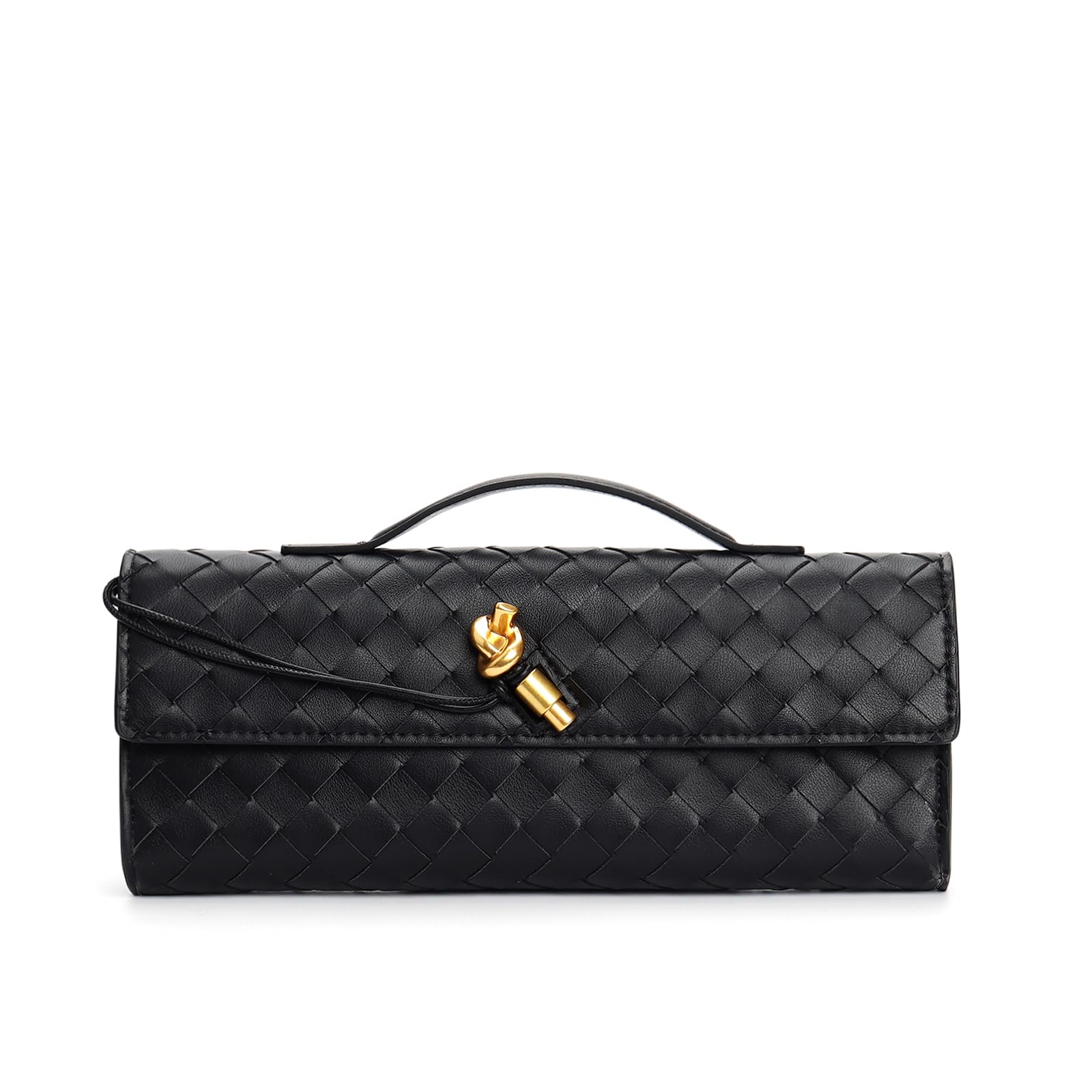 Elegant Women's Evening Clutch Bag with Detachable Chain - Genuine Leather Shoulder Bag & Crossbody Purse for Parties, Weddings & Date Nights