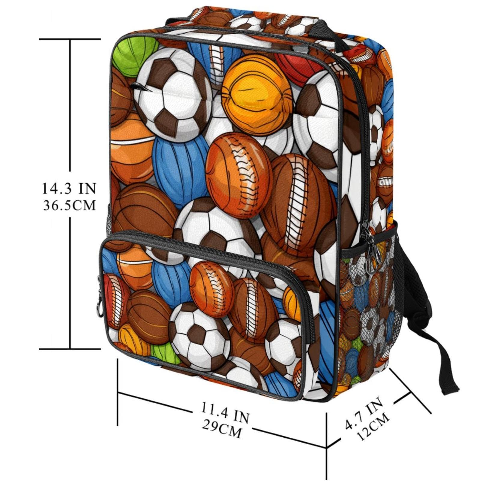 Best Travel & Work Backpack for Men & Women - Durable Sports Backpack for Basketball, Football, Volleyball - Perfect for Gym, School, Office & Outdoor Adventures