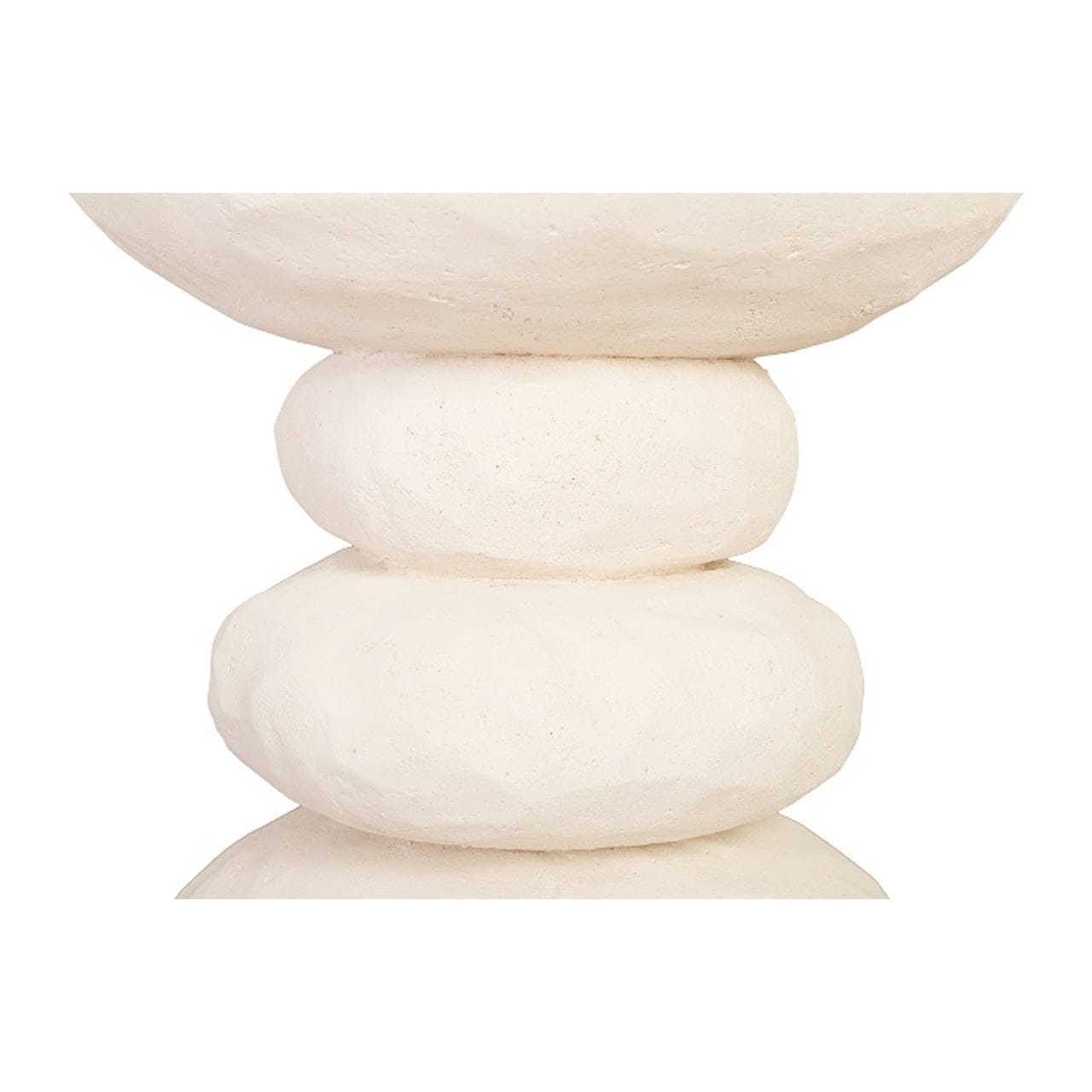 Modern Boulder Side Table - Natural Stone Accent Table for Living Room, Bedroom, or Outdoor Patio - Perfect for Coffee, Books, and Decor