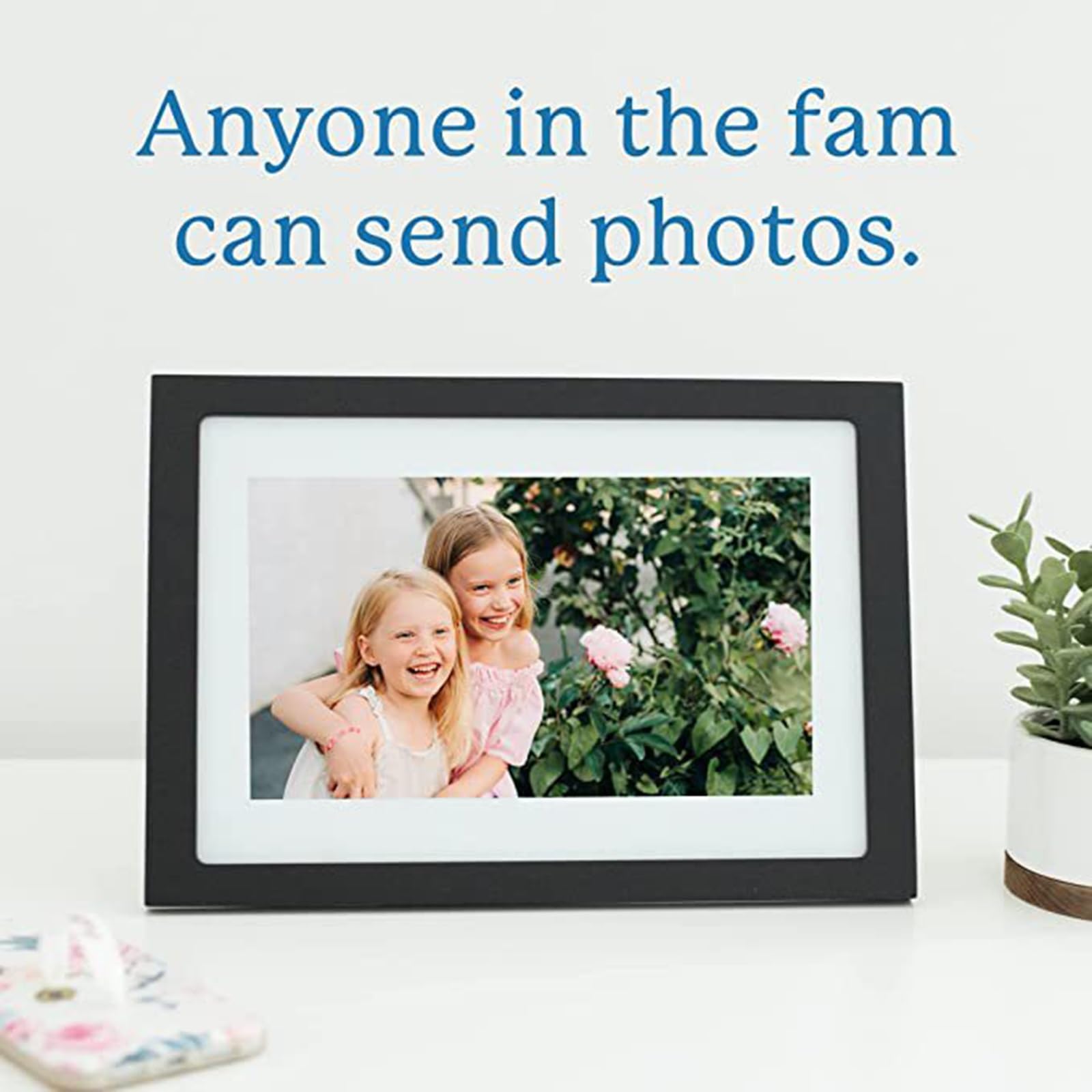 10.1 Inch Digital Photo Frame - WiFi Electronic Picture Frame with Instant Email & App Sharing, HD Display for Home, Office & Advertising Use
