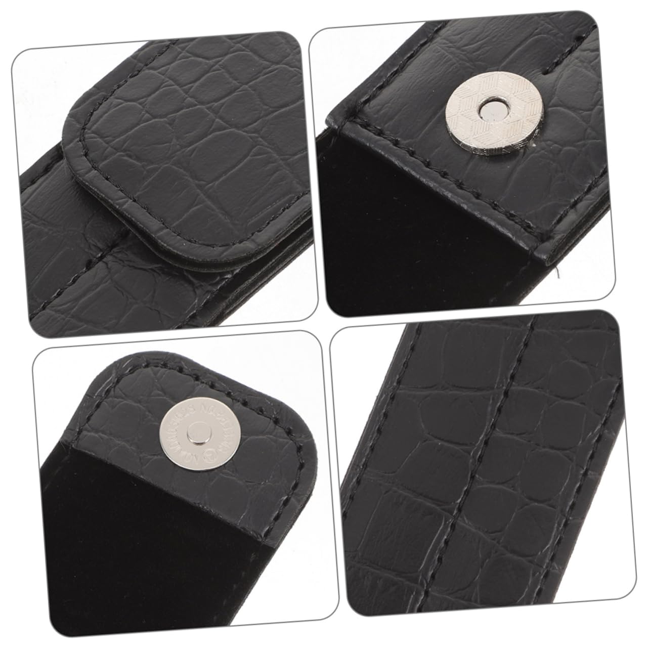 Premium 2-Pack PU Leather Eyelash Extension Tweezers Holder with Magnetic Closure - Safe Storage Pouch for Lash Artists & Beauty Professionals - Perfect for Salon, Travel, and Home Organization