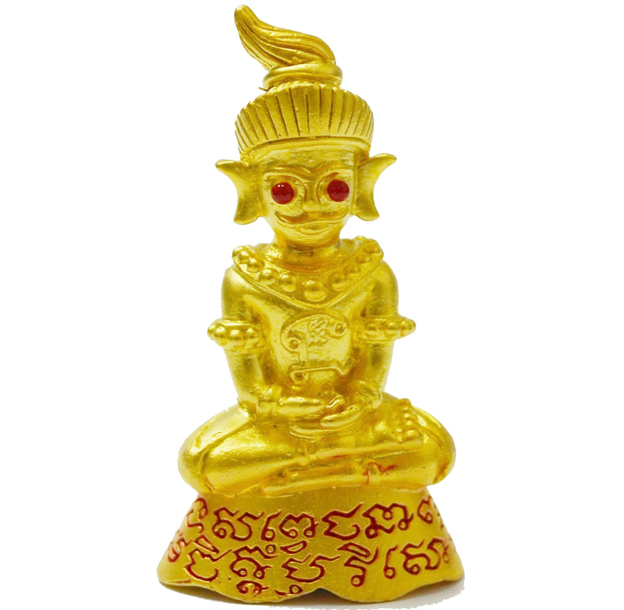 Kruba Thammanunee Thai Amulet Por Ngang Red Eye - Powerful Metta Maha Saneh Lucky Pendant for Love, Wealth & Success | Buddhist Talisman for Protection & Good Fortune | Perfect for Meditation, Spiritual Growth & Positive Energy