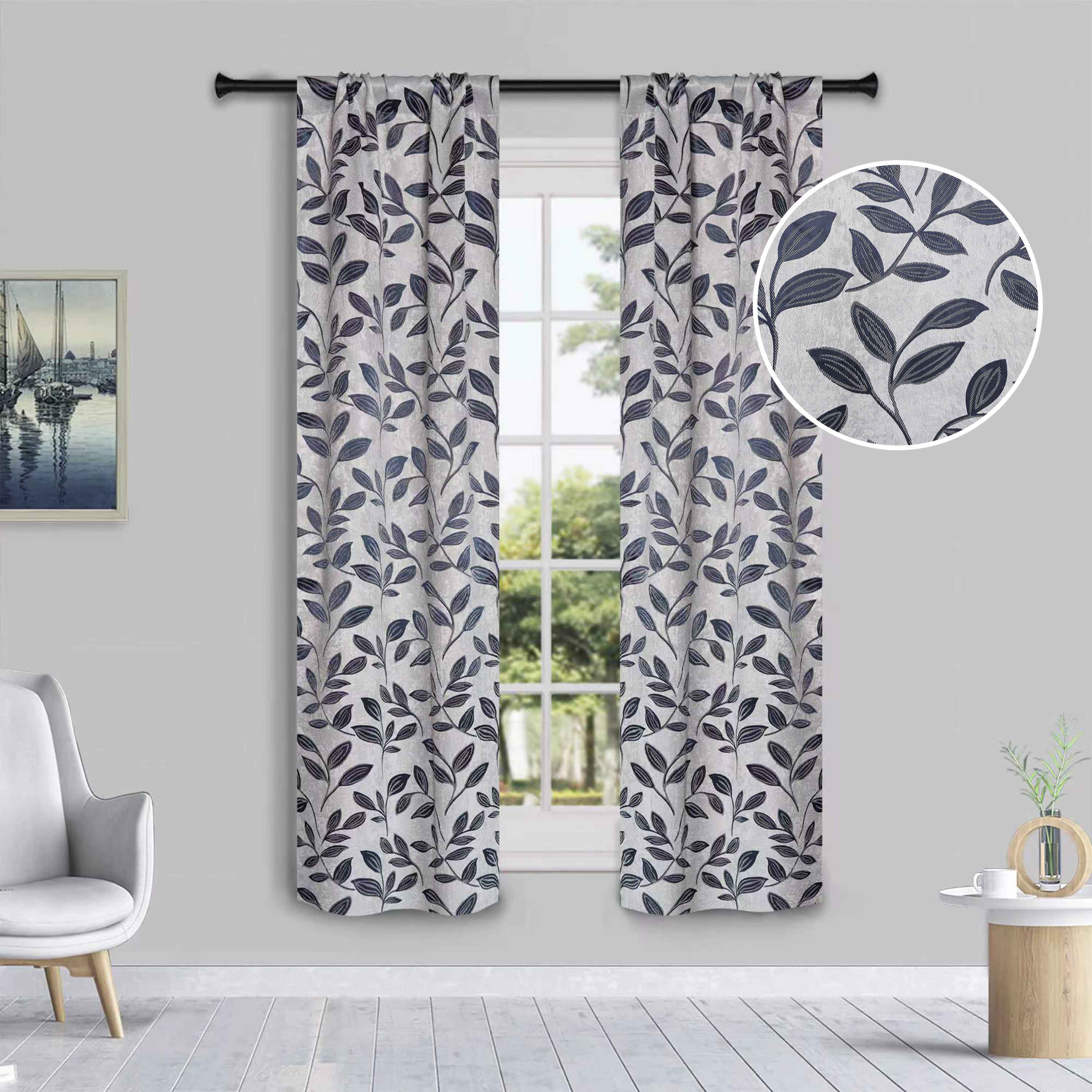 Blackout Curtains with Rod Pocket - Set of 2 Panels for Complete Room Darkening | Perfect for Bedrooms, Nurseries & Home Theater Light Blocking