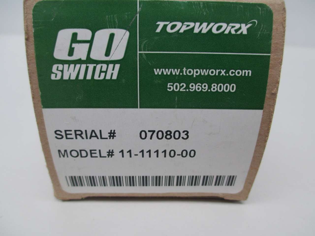TopWorx 11-11110-00 GO Leverless Limit Switch CSA/FM C1D2 Certified - Explosion-Proof Safety Switch for Hazardous Areas | Ideal for Oil & Gas, Chemical Plants, and Industrial Automation