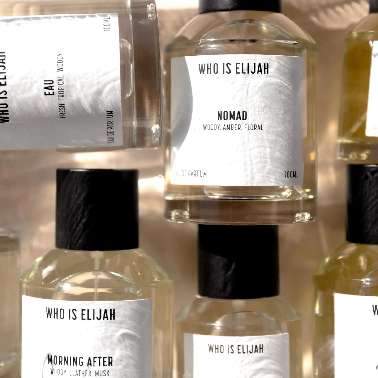 Nomad Unisex Eau de Parfum - Warm Woody Fragrance with Egyptian Jasmine, Rose & Saffron Notes - Cedar & Musk Cologne for Men & Women - 1 Fl Oz Luxury Perfume Gift - Perfect for Date Nights, Office Wear & Special Occasions