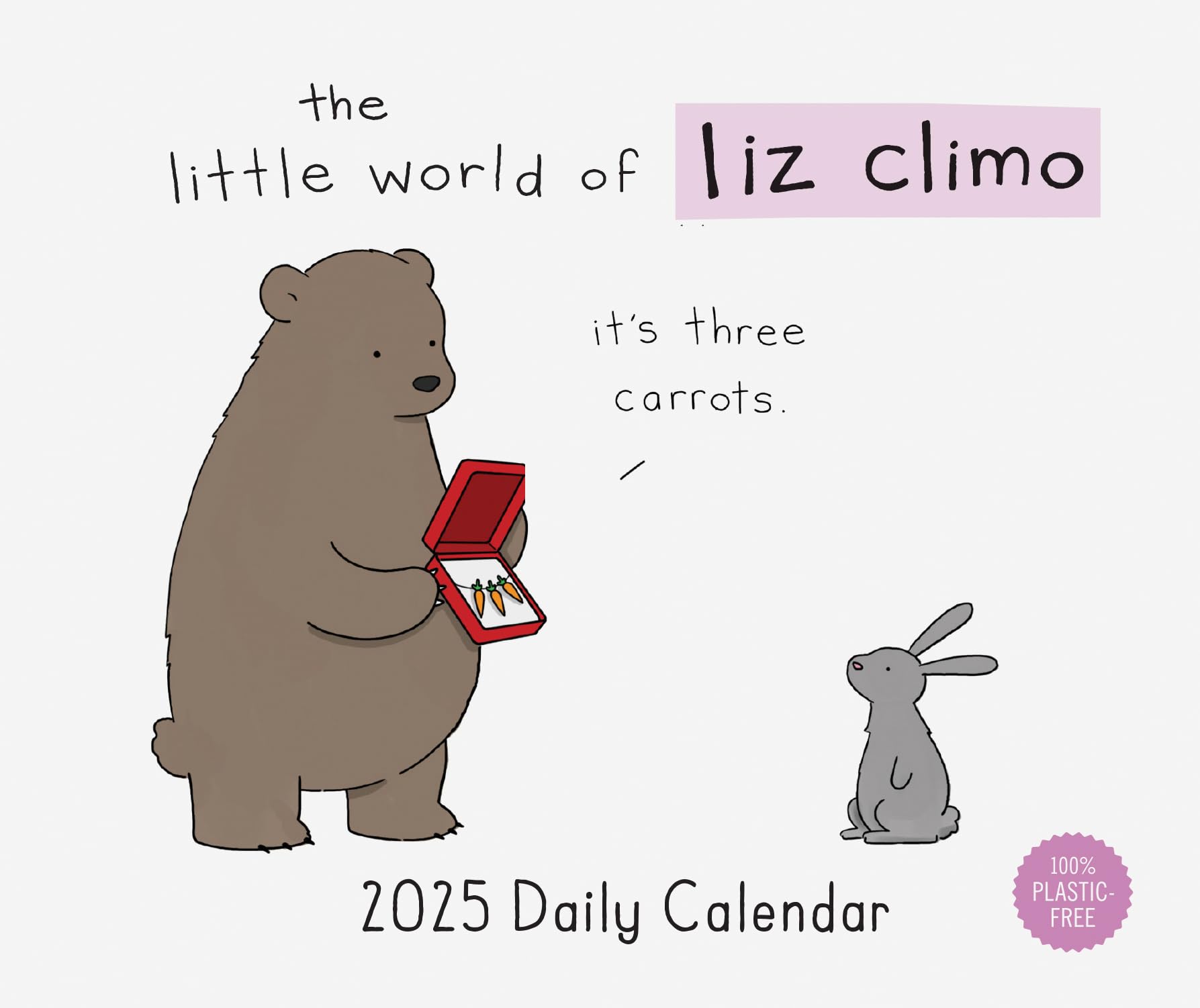 Little World of Liz Climo 2025 Daily Wall Calendar - Cute Animal & Funny Comics Planner for Office, Home, or Gift - Perfect for Scheduling, Organizing, and Daily Inspiration