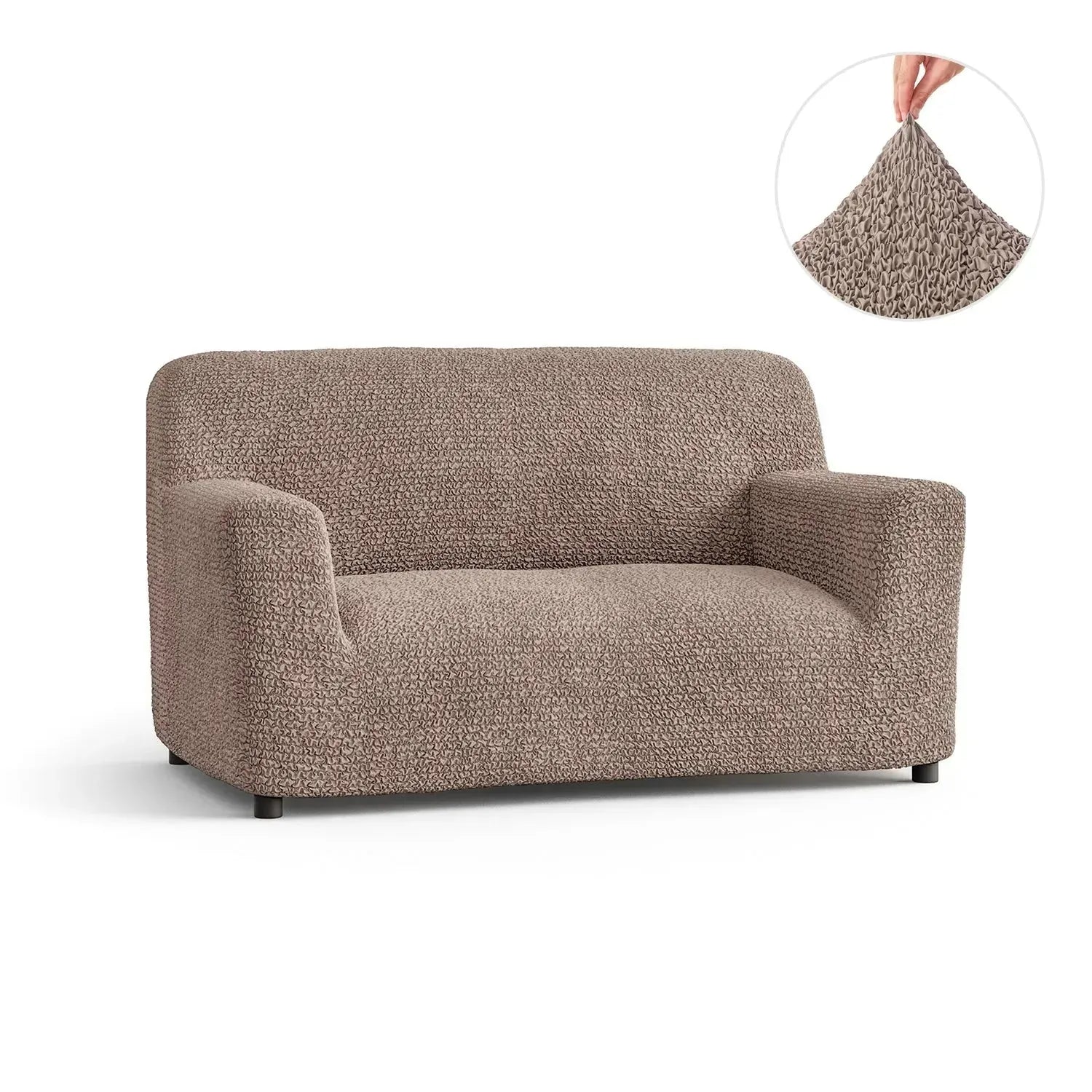 2 Seater Loveseat Slipcover - Soft Microfiber Fabric - Perfect for Living Room, Bedroom & Home Decor