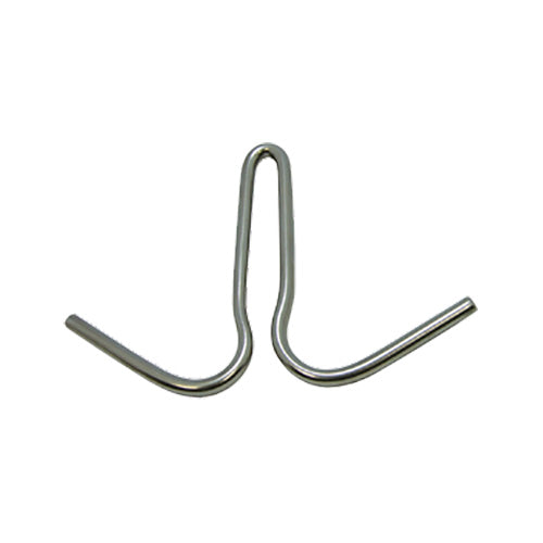 Stainless Steel Double Sliding Pot Rack Hooks - Heavy Duty Kitchen Organizer for Pots, Pans & Utensils - Perfect for Pantry, Cabinet or Wall Mount Storage