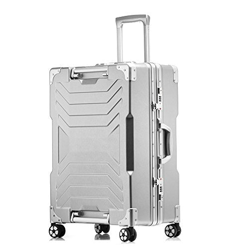 Durable Aluminum Frame & Scratch-Resistant PC Shell Trolley Luggage - 20