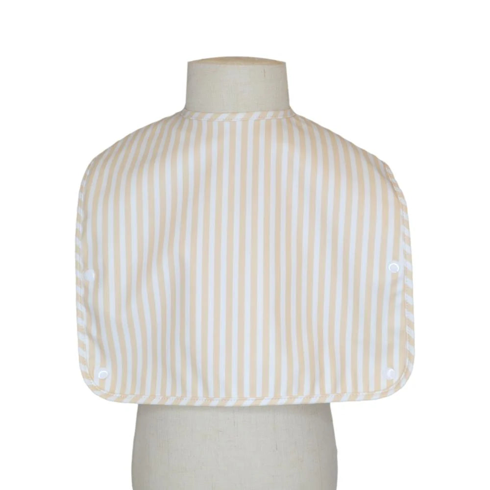 TRVL Design Best Bib Pimlico Stripe Pink - Stylish and Comfortable Baby Bib for Feeding, Mealtime, and Travel - Perfect Gift for New Parents