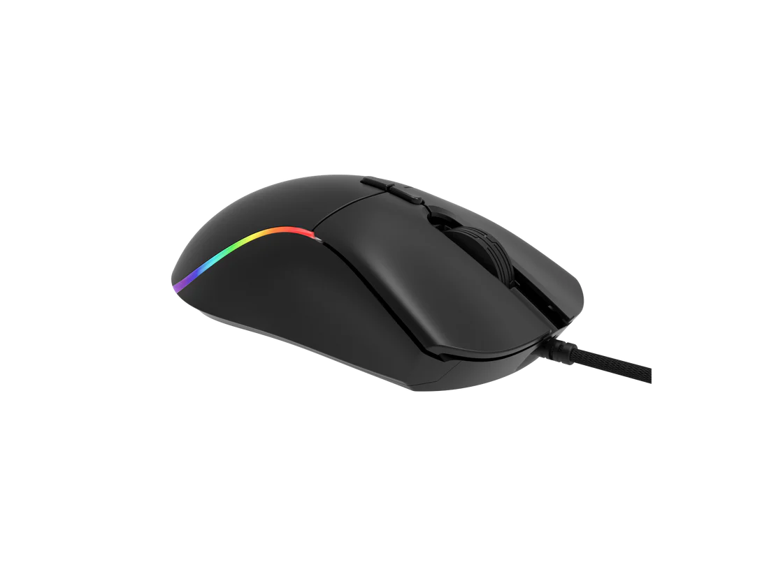 AOC GM310 RGB USB Gaming Mouse - Wired Ergonomic Optical Mouse for PC, Laptop, Mac - Perfect for FPS, MMO, and Esports Gaming