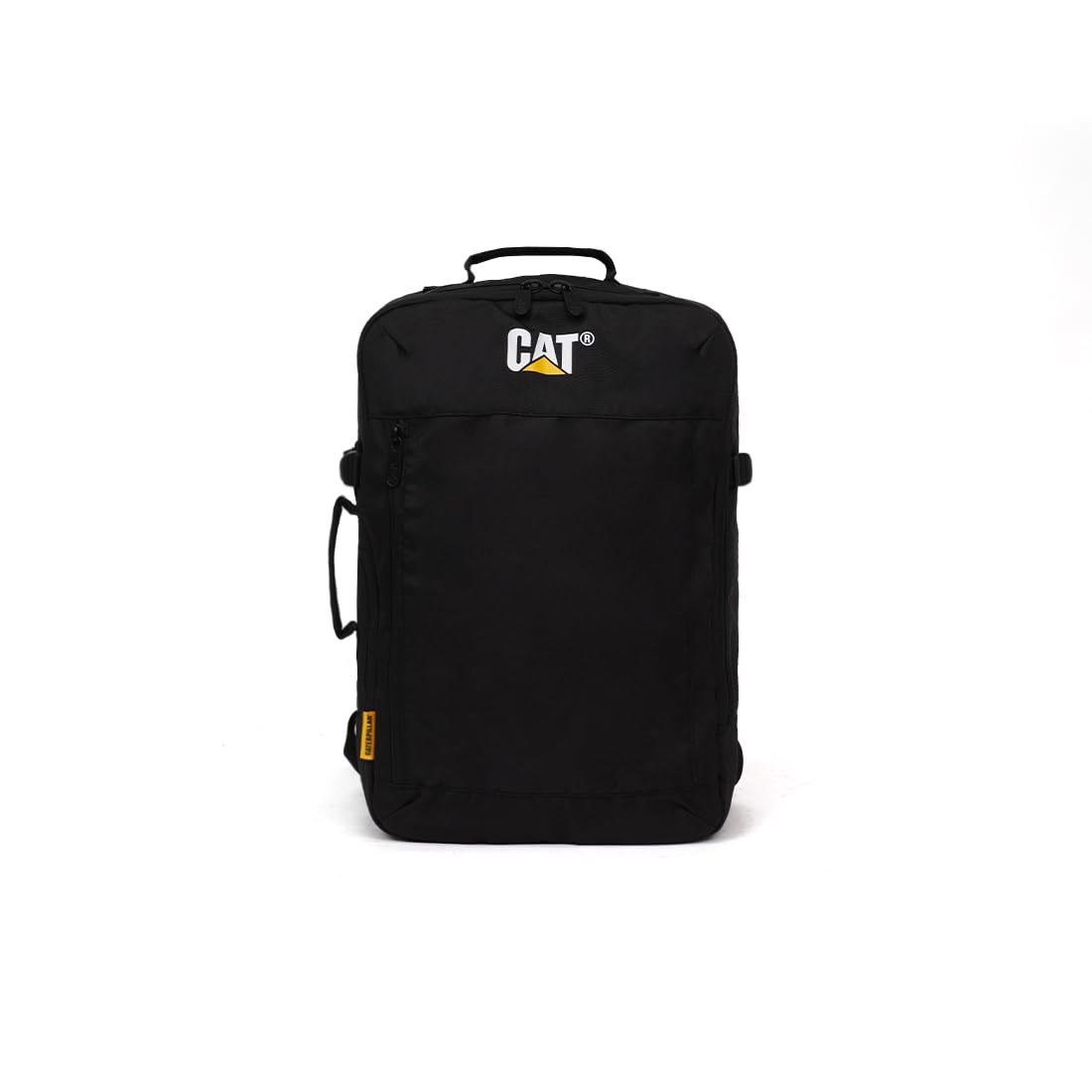 **Durable CAT Brand Backpack for Men & Women - Black, One Size Fits All - Perfect for Hiking, Travel & Daily Commute**