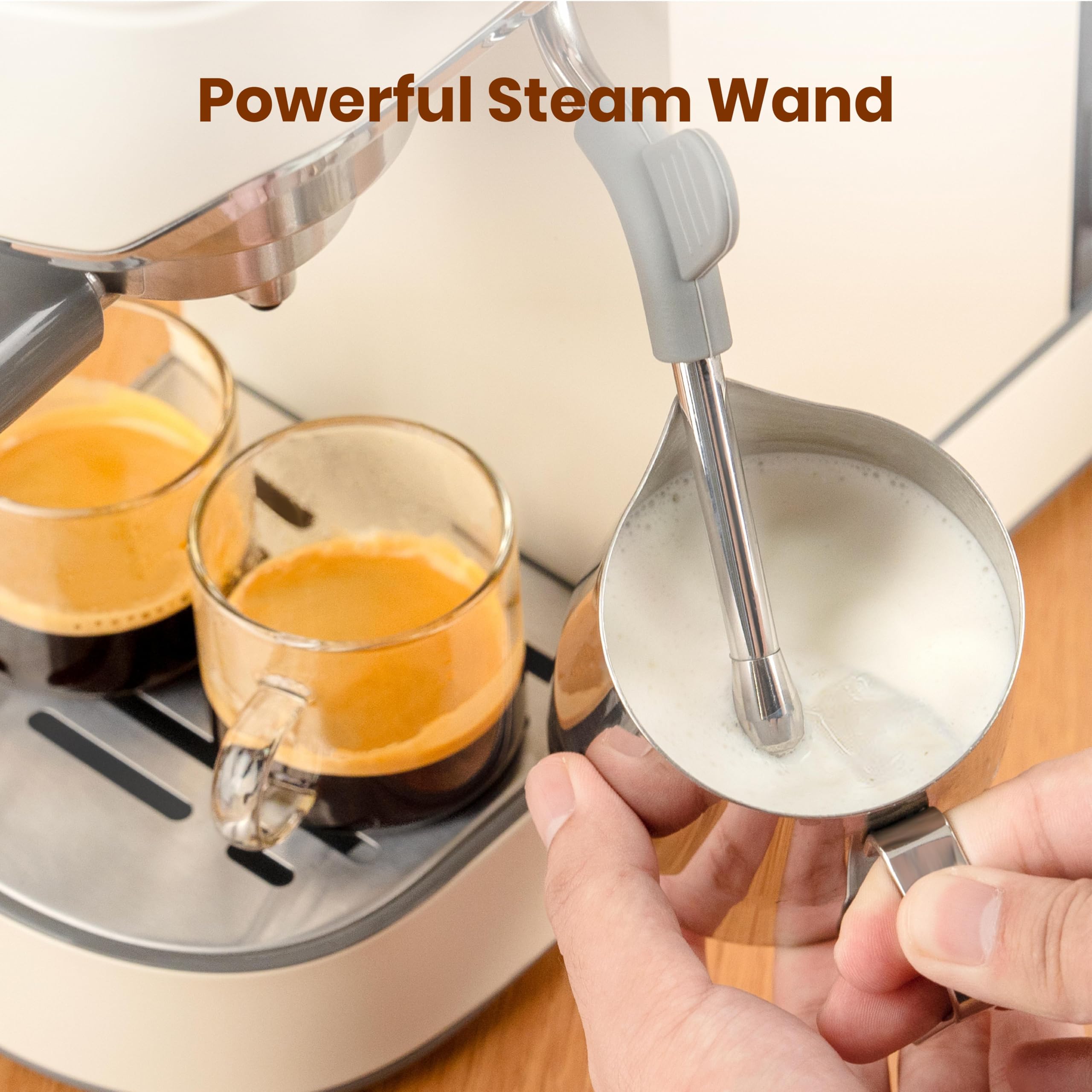 Gevi 20 Bar Super-Automatic Espresso Machine with Built-in Burr Grinder - 35 Precise Grind Settings, Professional Coffee Maker for Home & Office - Perfect Gift for Coffee Lovers (Ideal for Espresso, Cappuccino & Latte Making)