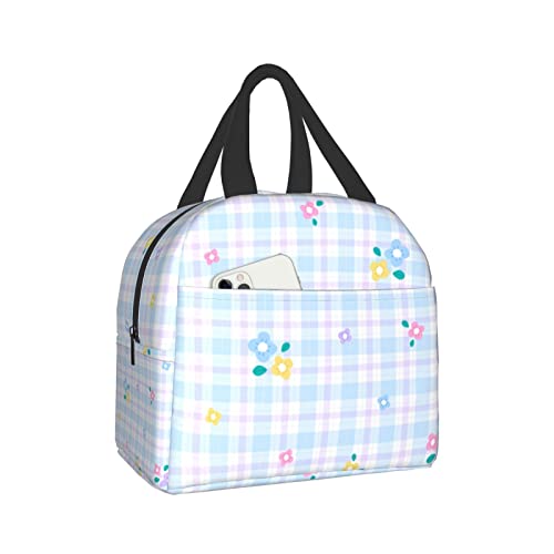 Cute Flower Gingham Patterns