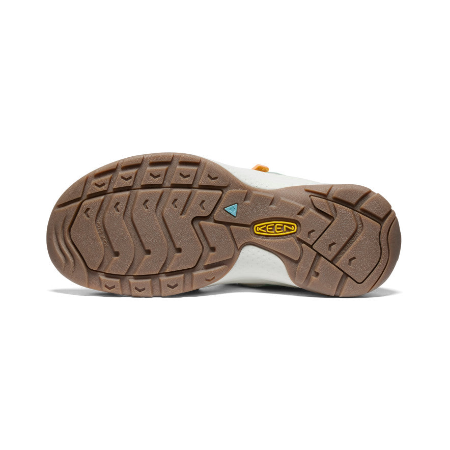 Women's Astoria West Open Toe Sandals - Granite Green & Tangerine | Comfortable Summer Casual Shoes for Beach, Vacation & Outdoor Activities