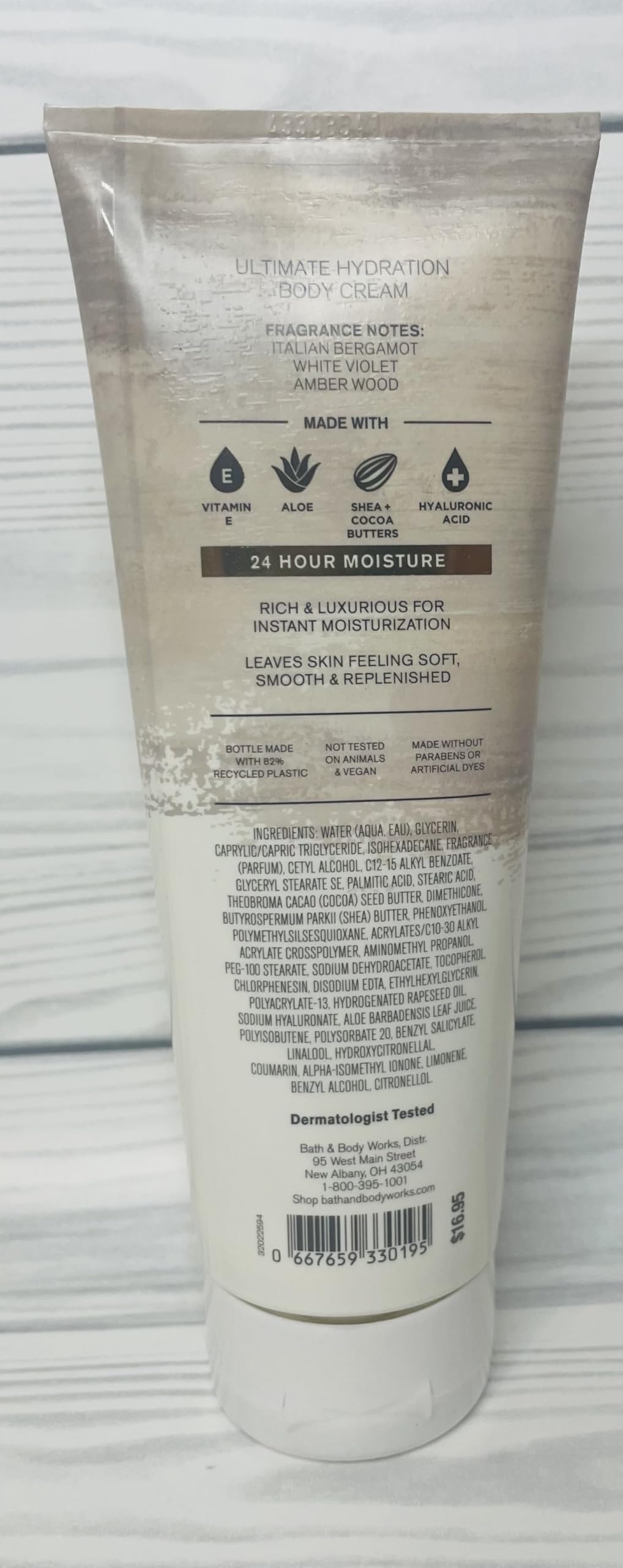 Bath & Body Works Sunwashed Santal Ultimate Hydration Body Cream 8oz (2-Pack) - Deep Moisturizing Lotion for Dry Skin, Perfect for Daily Use & Spa Days