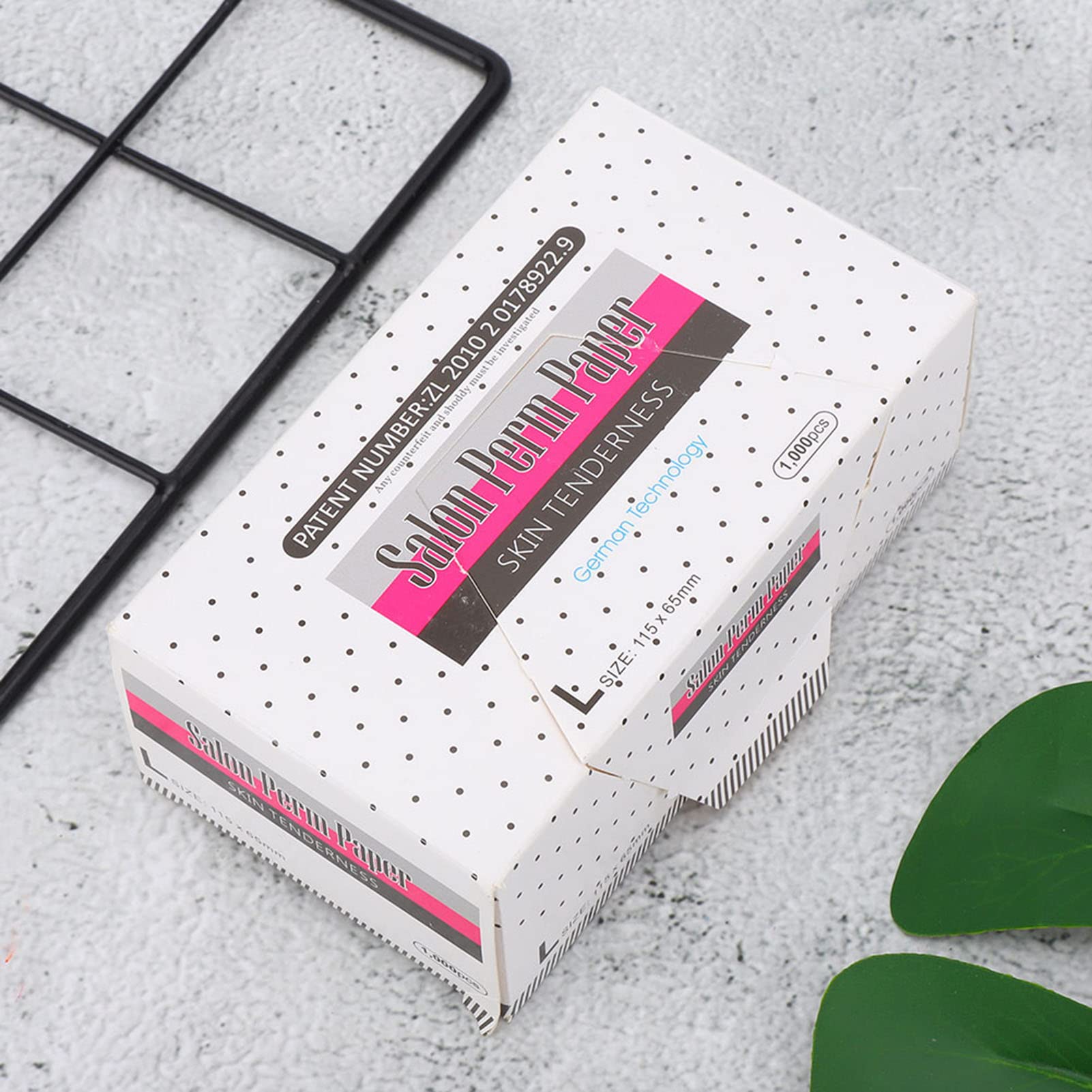 Professional Perm End Paper Wraps for Hair Styling - Salon Quality Perm Papers for Home & Professional Use (100 Sheets) - Perfect for Perms, Curls & Salon Styling