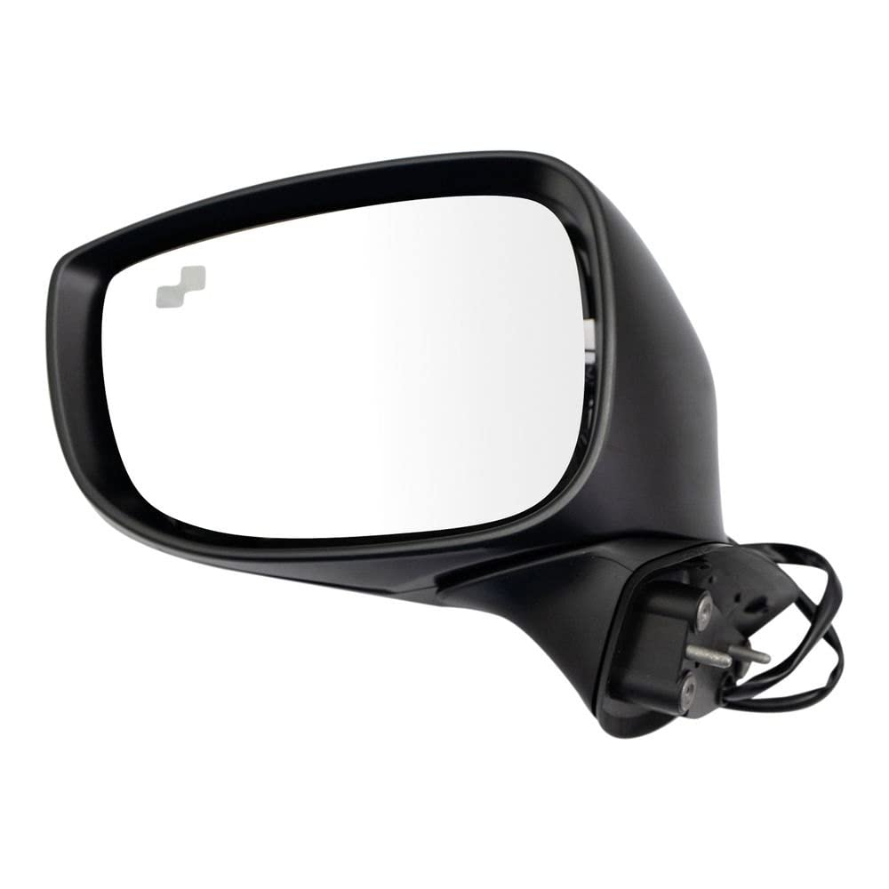 TRQ Driver & Passenger Side Mirror Set with Heating - Compatible with 2016-2017 Mazda CX-9 (MA1320196, MA1321196) - Perfect for Winter Driving & Enhanced Visibility