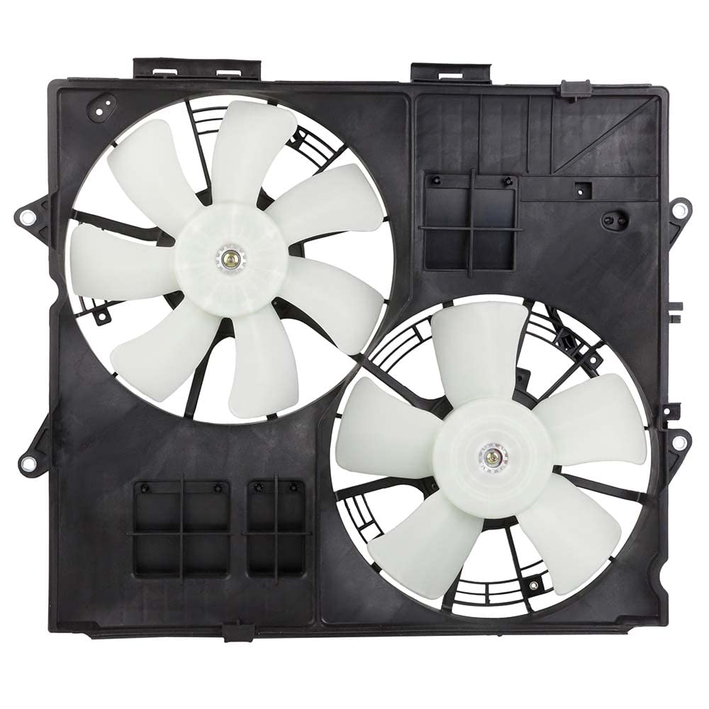 Cadillac CTS Cooling Fan Assembly 2004-2007 - OEM Replacement Condenser & Radiator Fan - BuyAutoParts 19-20083AN - Perfect for Engine Overheating Prevention & AC System Repair