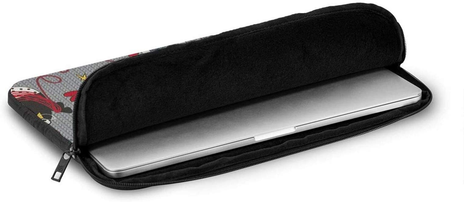 Evecase 13 Inch Chicken Knitted Sweater Laptop Sleeve - Stylish Neoprene Protective Case with Zipper for MacBook, Notebook & Ultrabooks | Perfect for Office, School & Travel