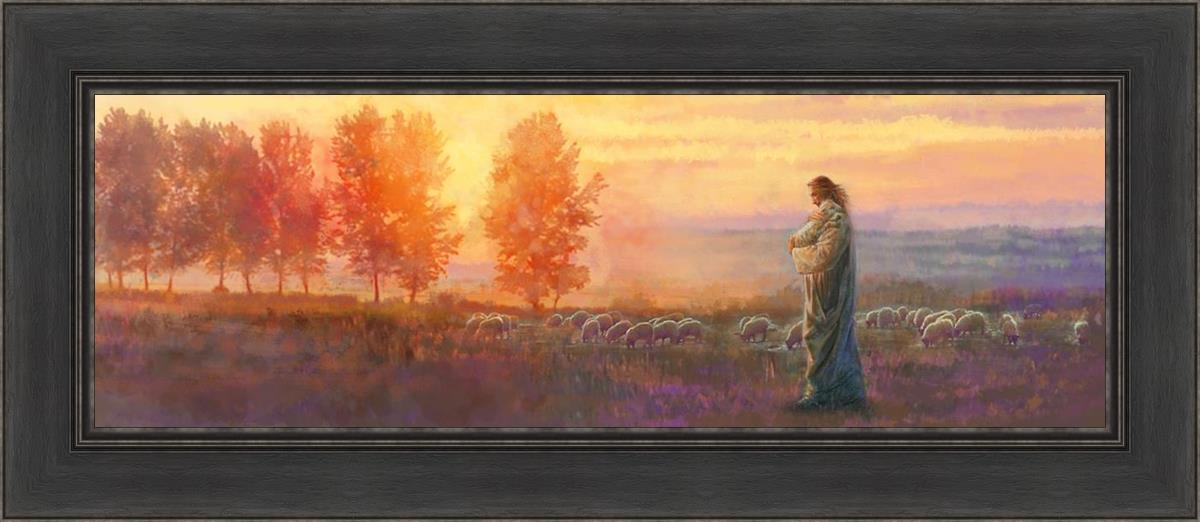 Eventide By Yongsung Kim - Premium Christian Wall Art for Home & Church Decor | Inspirational Bible Verse Canvas Painting | Perfect for Living Room, Bedroom & Worship Spaces