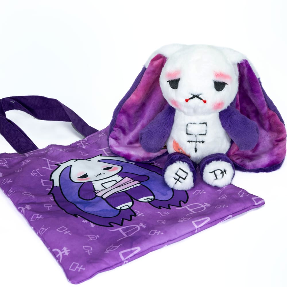 Plushie Dreadfuls Crohn's Disease Awareness Rabbit - Soft Stuffed Animal Toy for Comfort & Support | Perfect Gift for IBD Patients, Medical Students & Healthcare Workers